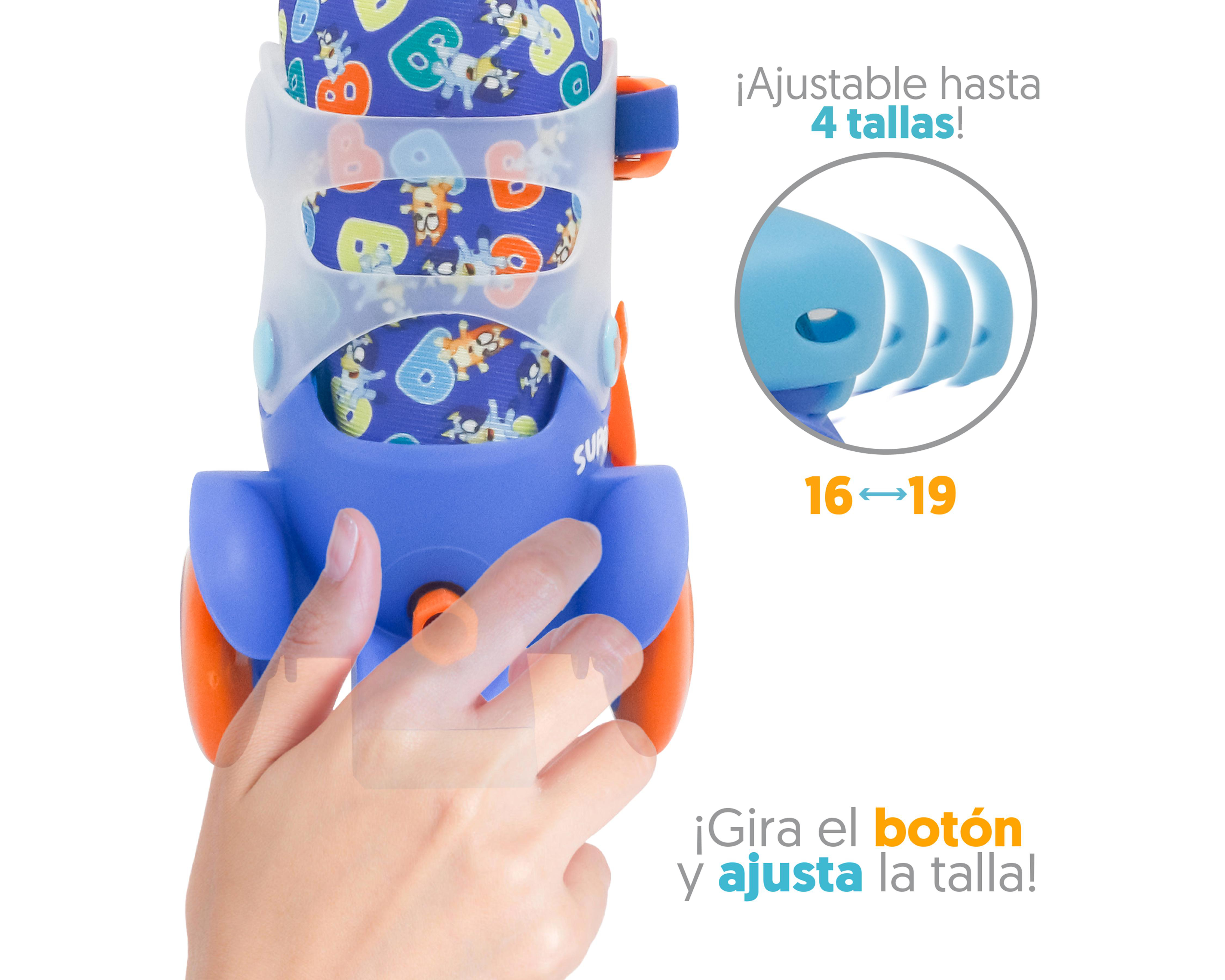 Foto 4 pulgar | Patines Apache Bluey Ajustables