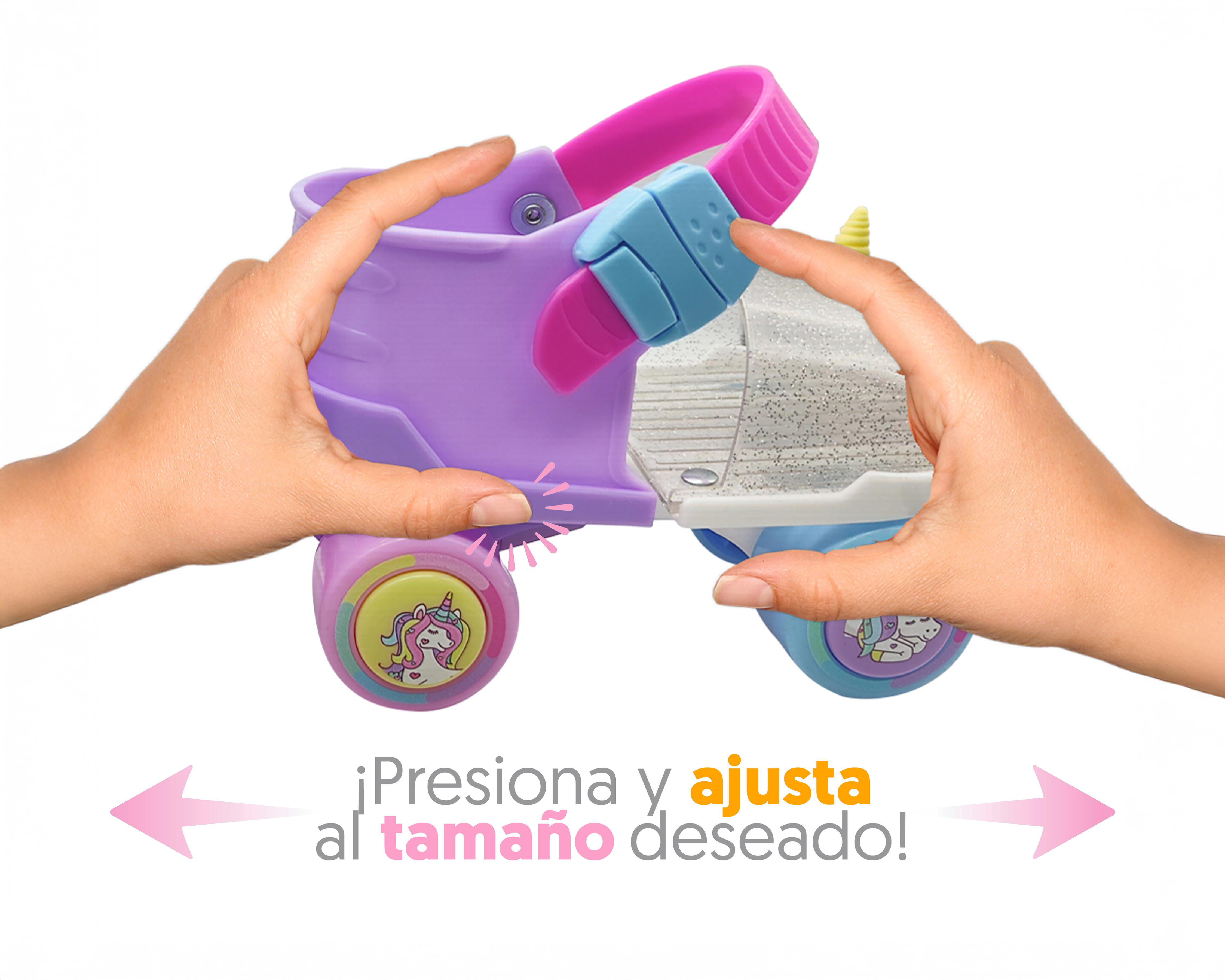 Foto 2 | Patines para Niña de 4 Ruedas Apache Trixie Unicornio con Casco
