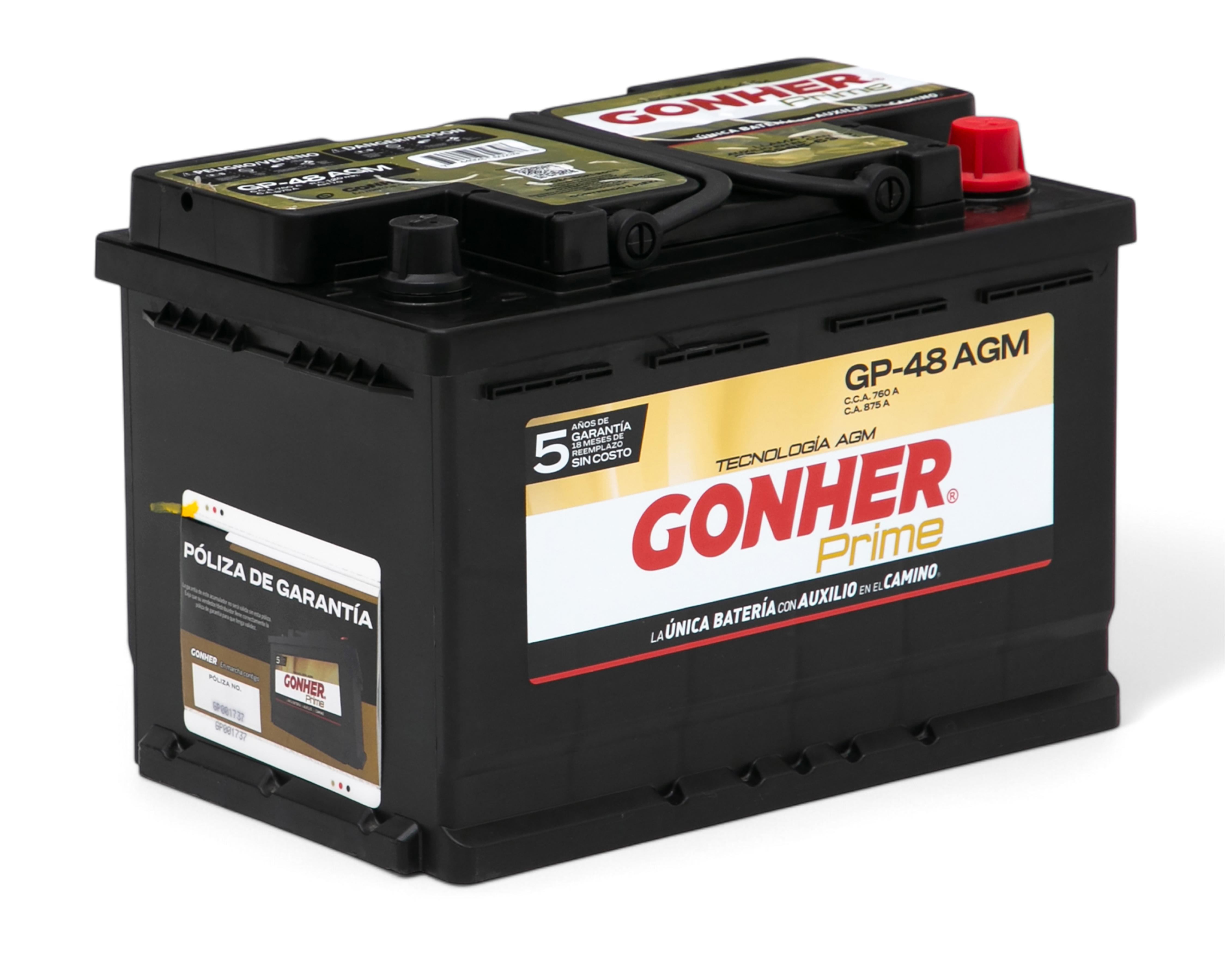 Batería para Auto Gonher GP-48 AGM