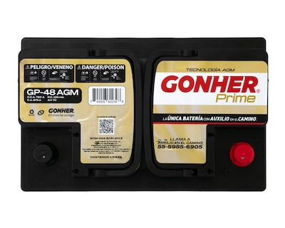Foto 3 | Batería para Auto Gonher GP-48 AGM