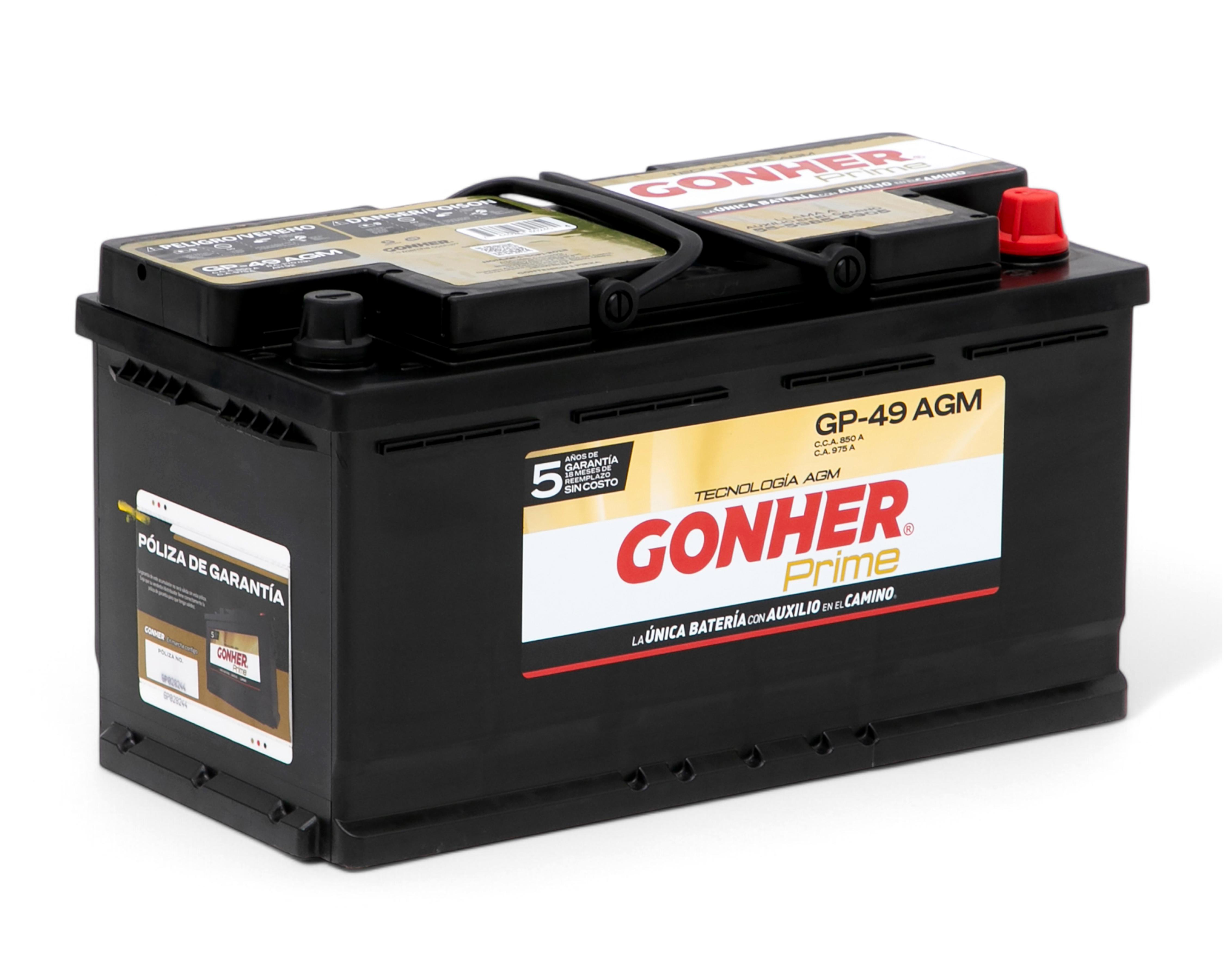 Batería para Auto Gonher GP-49 AGM $6,799