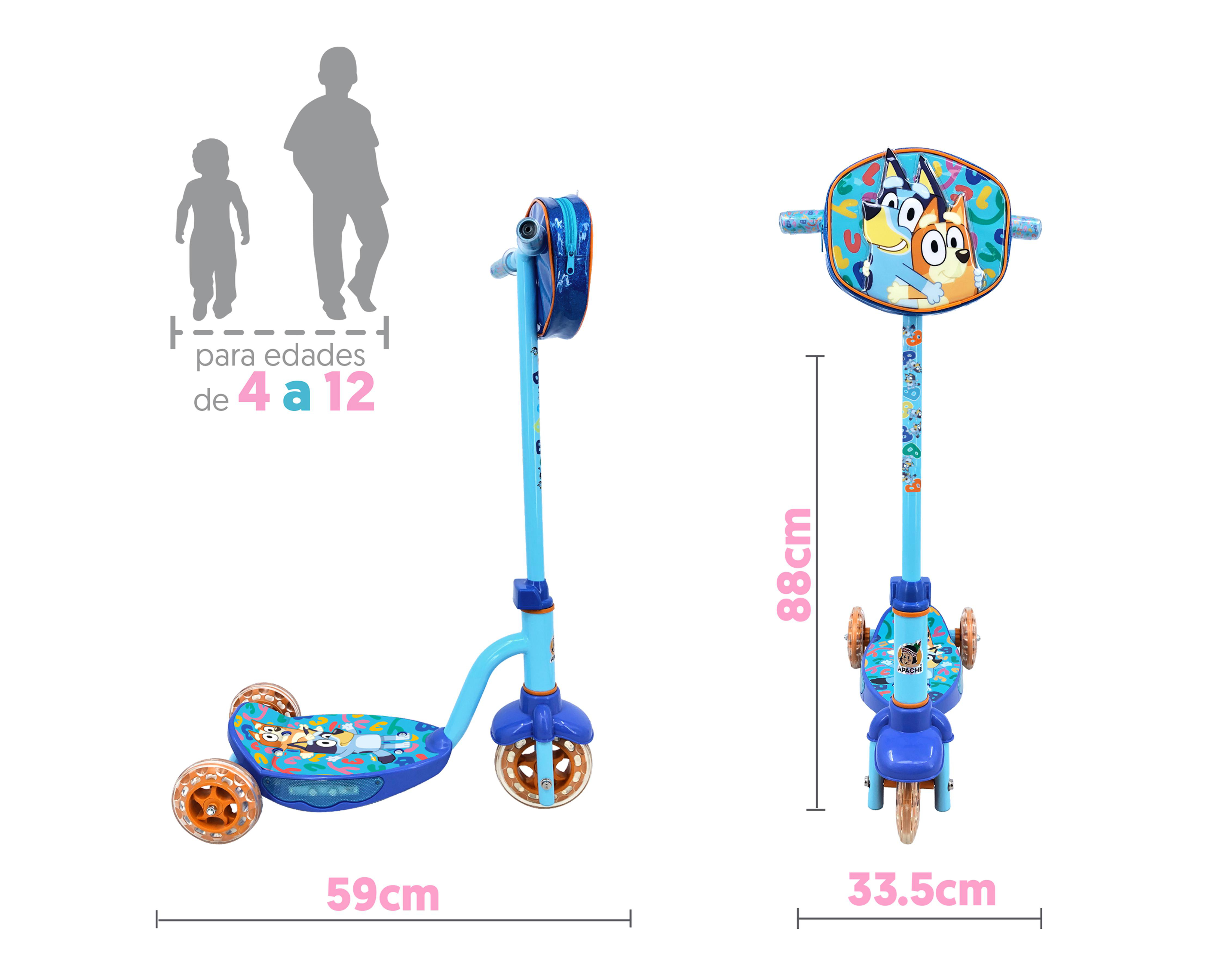 Foto 6 | Scooter Infantil Apache Flashing Bluey con Luces