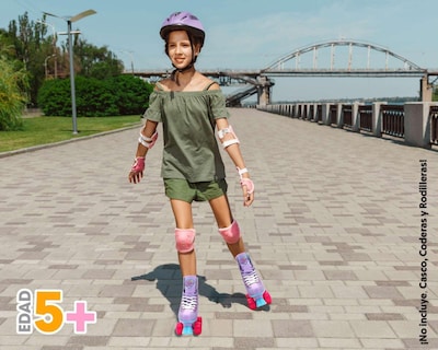 Foto 2 | Patines Apache Glam B-SFWL-C Lila Talla 25