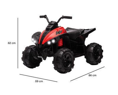 Foto 5 | Montable Eléctrico Cuatrimoto Funzone Negro
