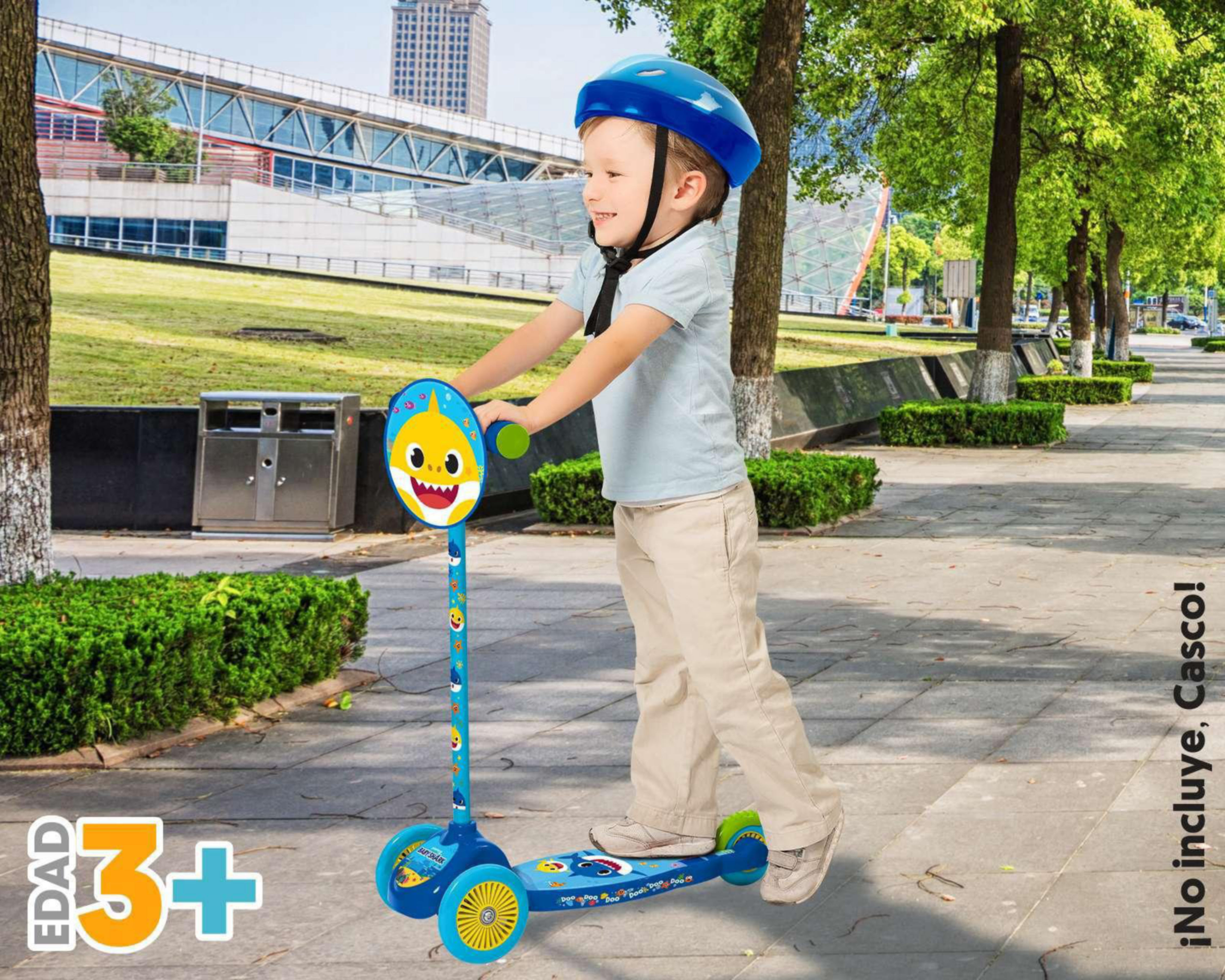 Foto 2 | Scooter Apache Baby Shark M-SBSK