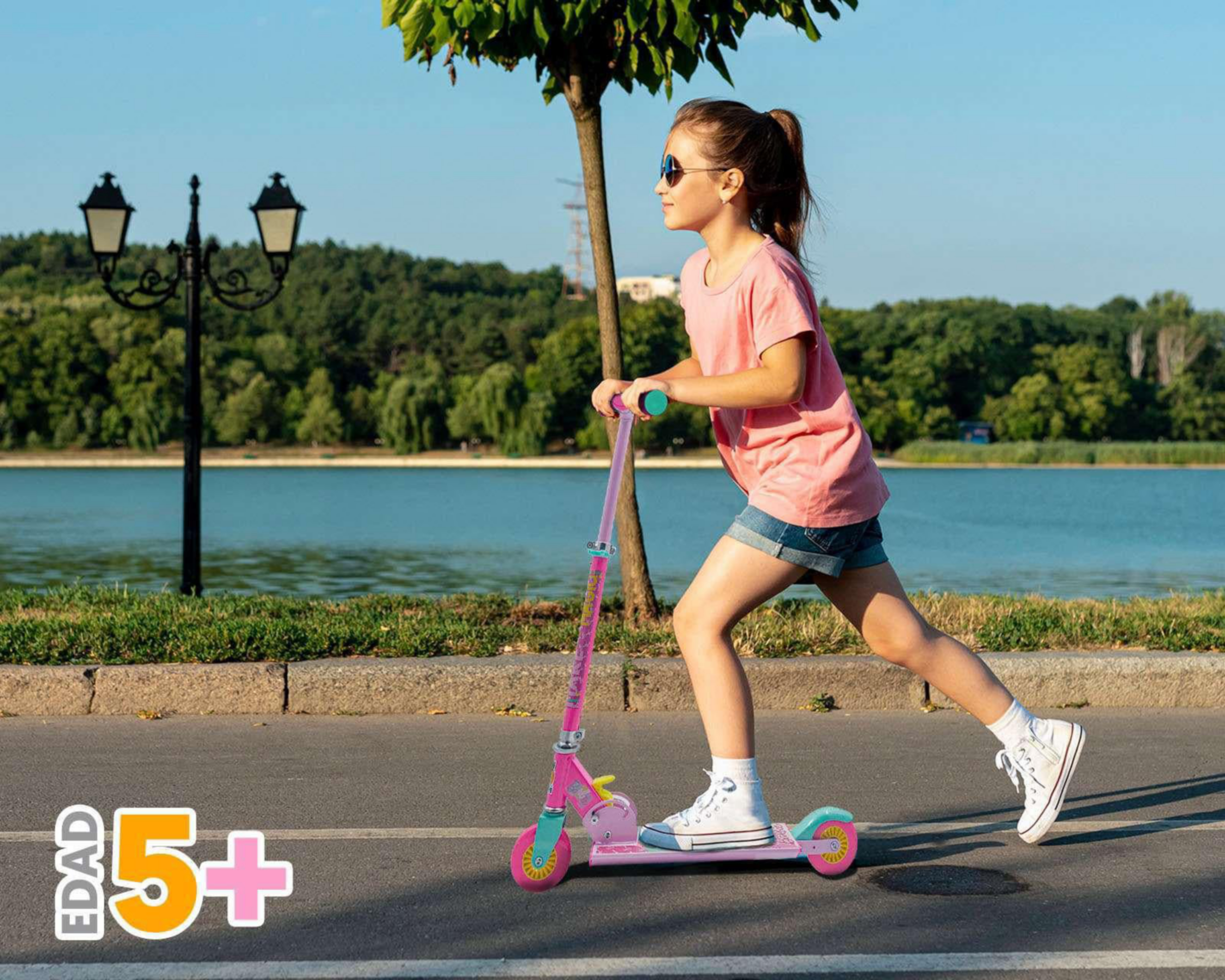 Foto 2 | Scooter Apache Barbie R-SBB Plegable