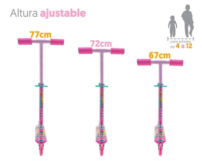 Foto 3 | Scooter Apache Barbie R-SBB Plegable