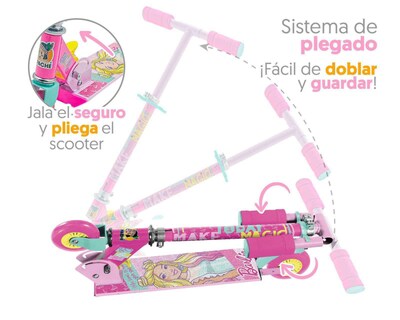 Foto 4 | Scooter Apache Barbie R-SBB Plegable
