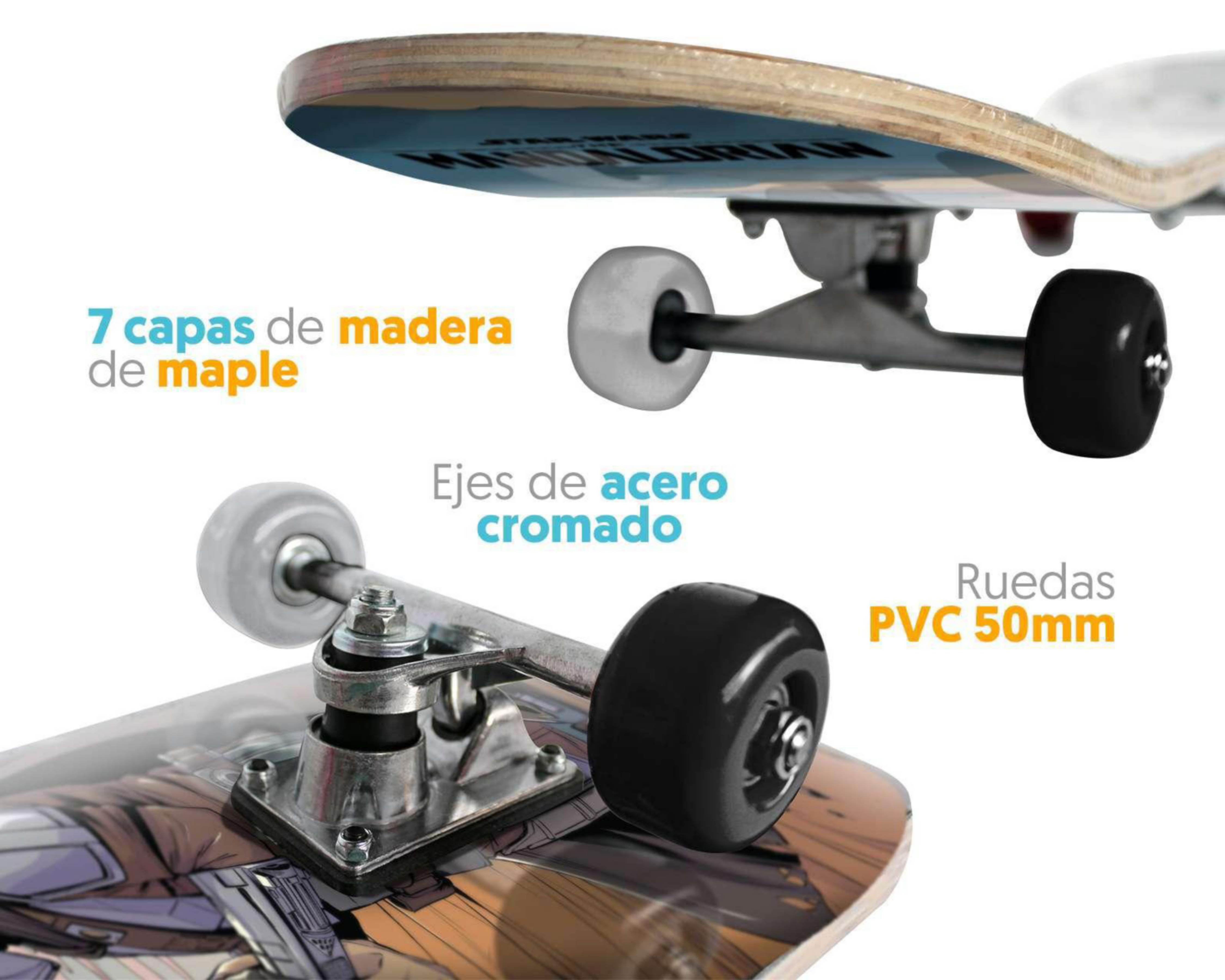 Foto 4 pulgar | Patineta Apache Mandalorian SBSW31