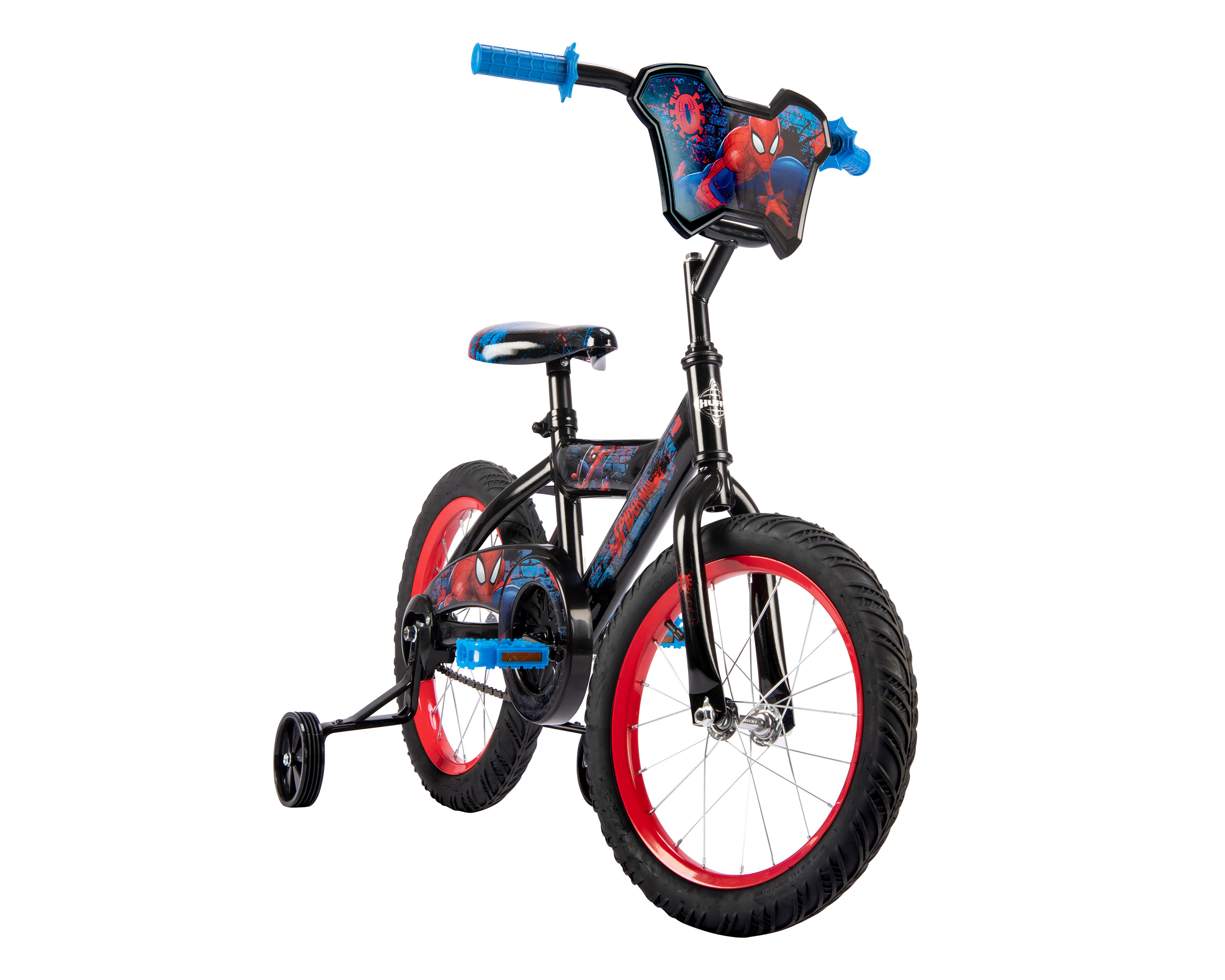 Foto 3 pulgar | Bicicleta Infantil Huffy Spider-Man 16" Negra