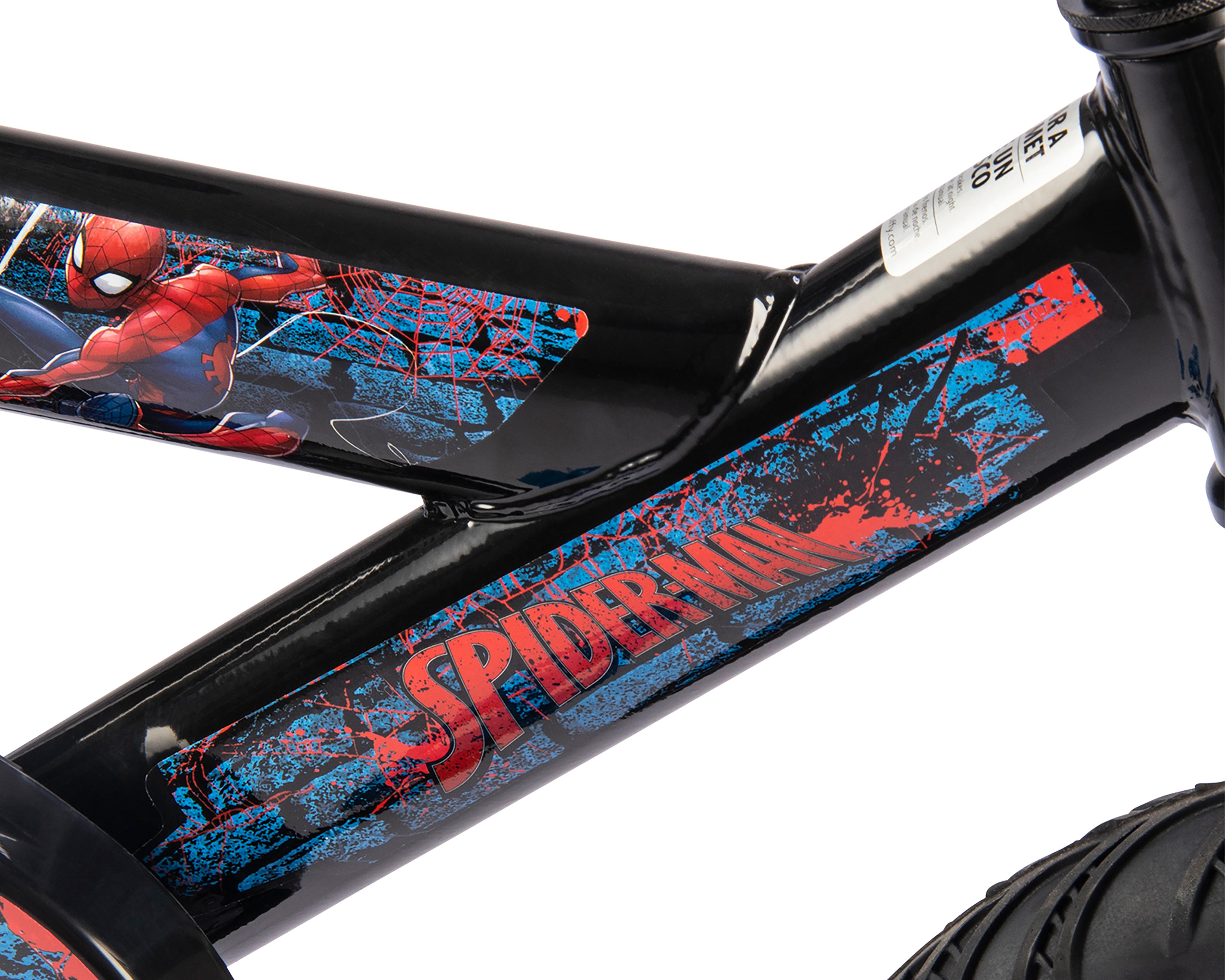 Foto 3 | Bicicleta Infantil Huffy Spider-Man 16" Negra