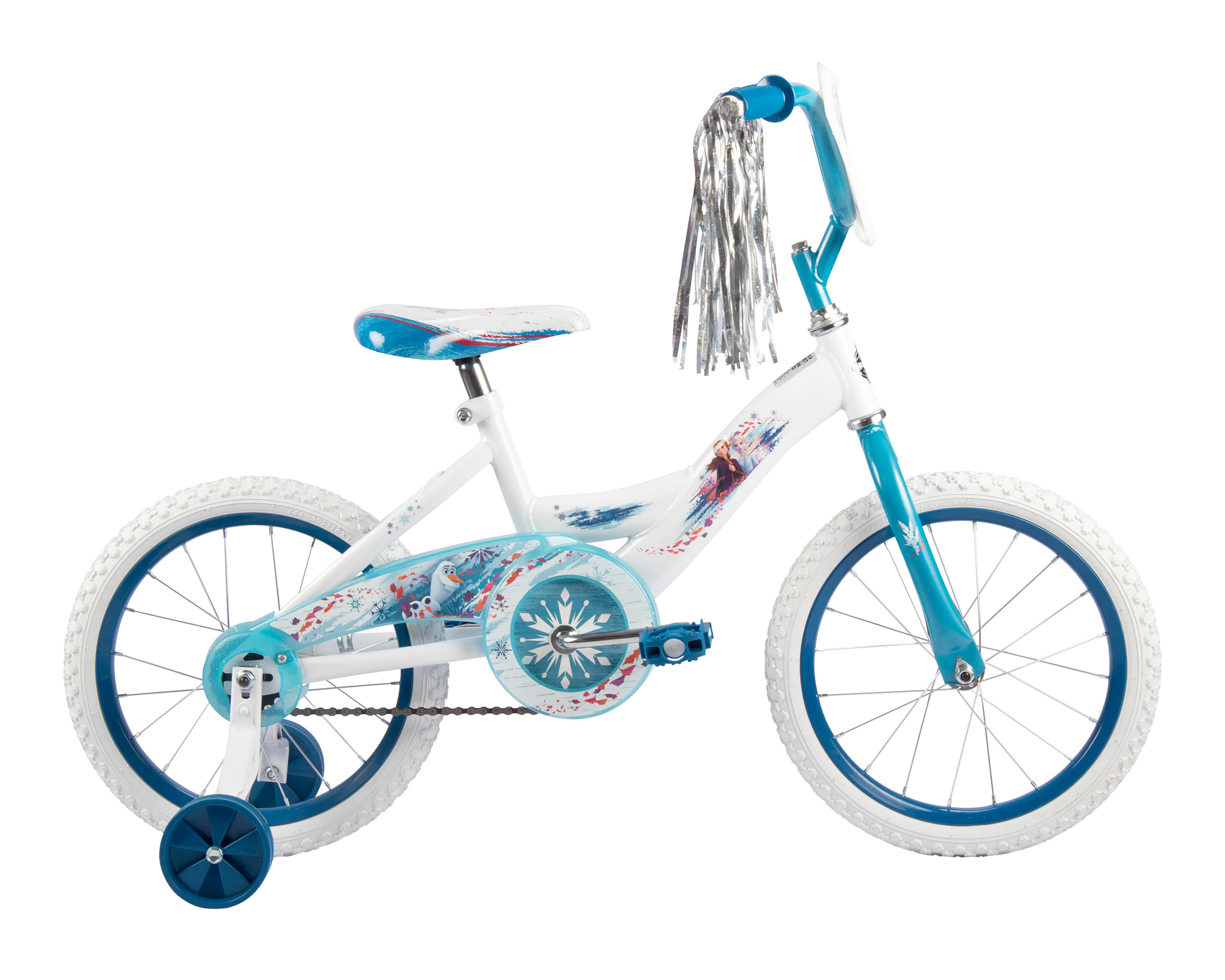 Foto 3 pulgar | Bicicleta Infantil Huffy Frozen 16" Blanca