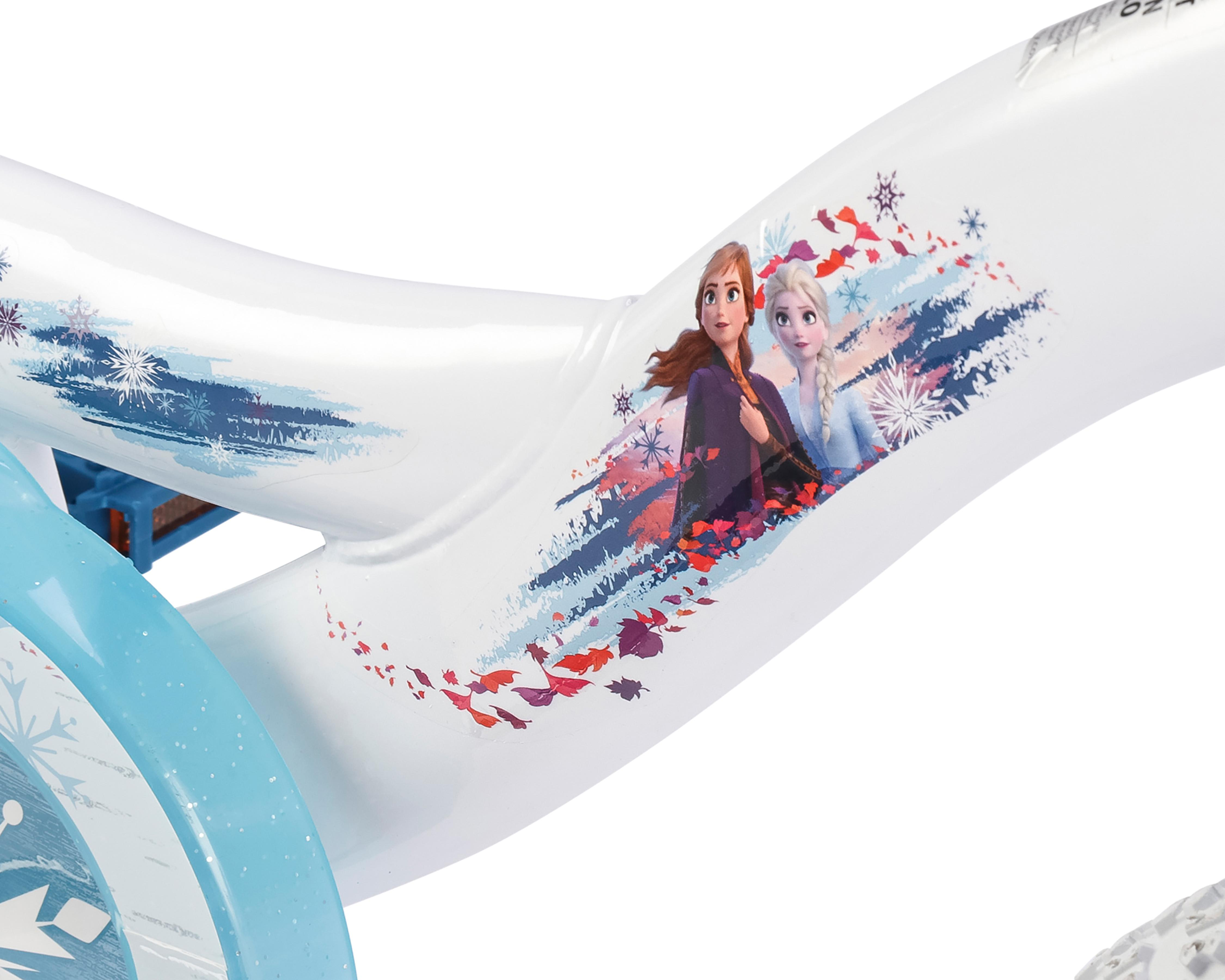 Foto 5 pulgar | Bicicleta Infantil Huffy Frozen 16" Blanca