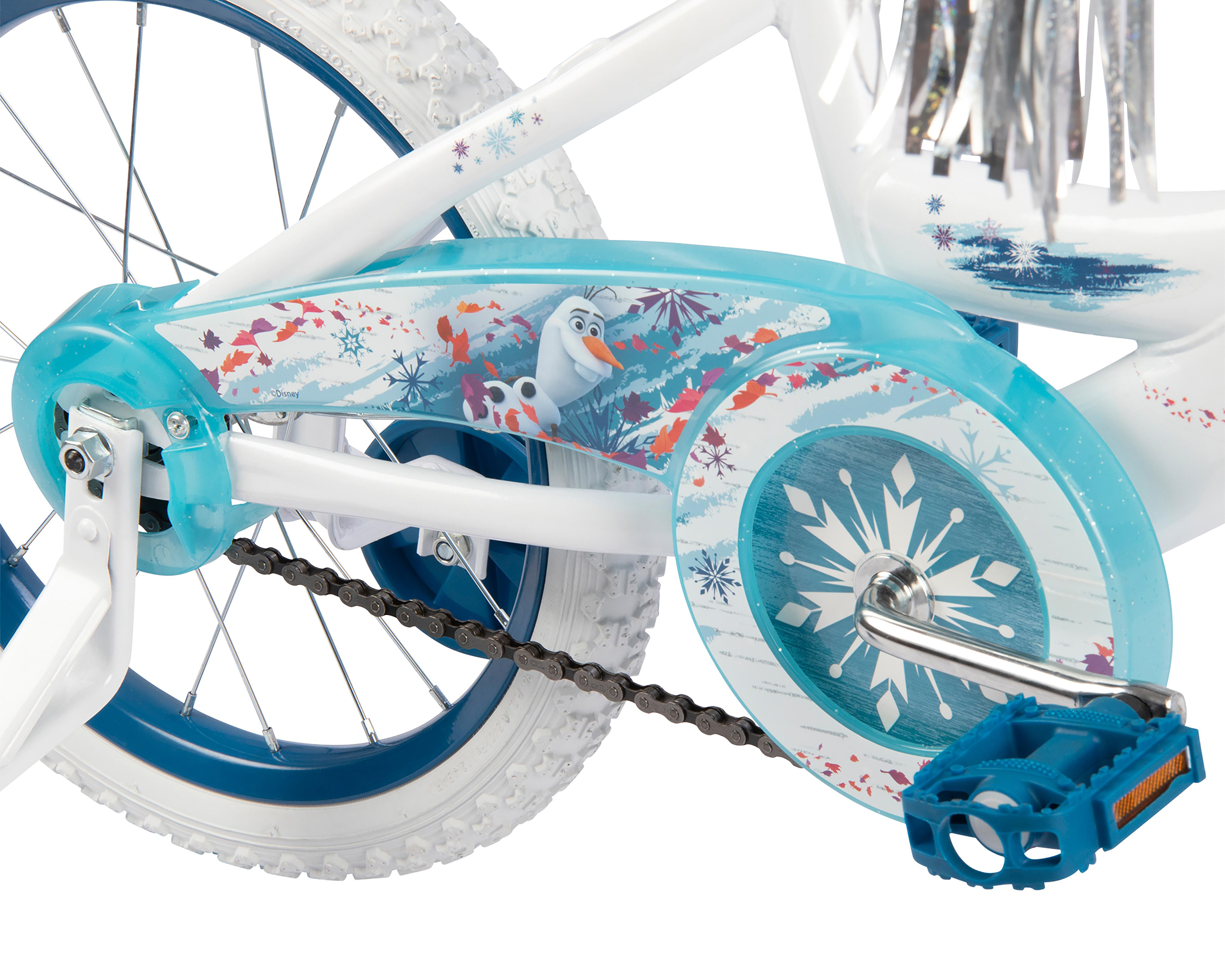 Foto 5 | Bicicleta Infantil Huffy Frozen 16" Blanca