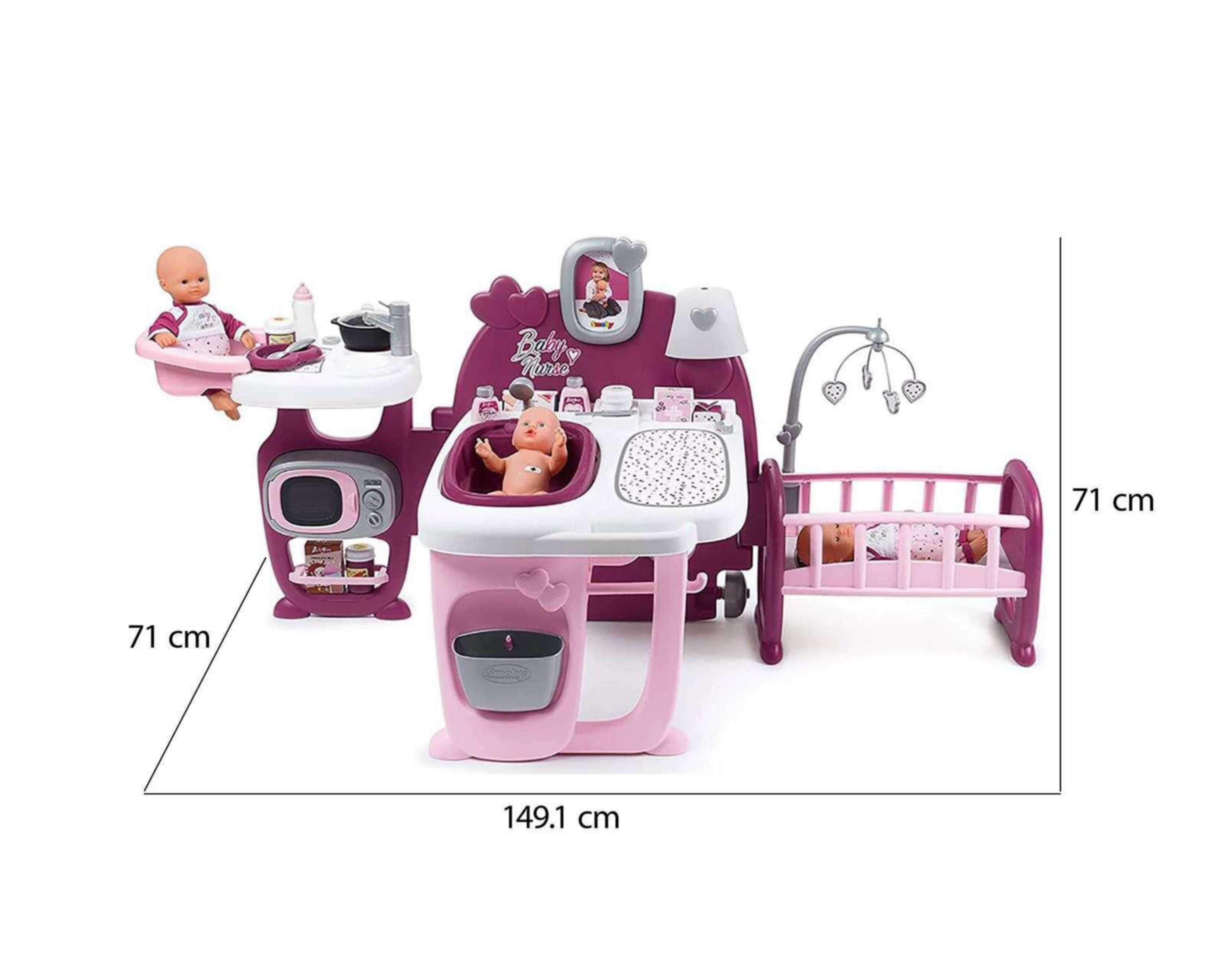 Foto 5 | Cocina de Juego Baby Nurse Rosa