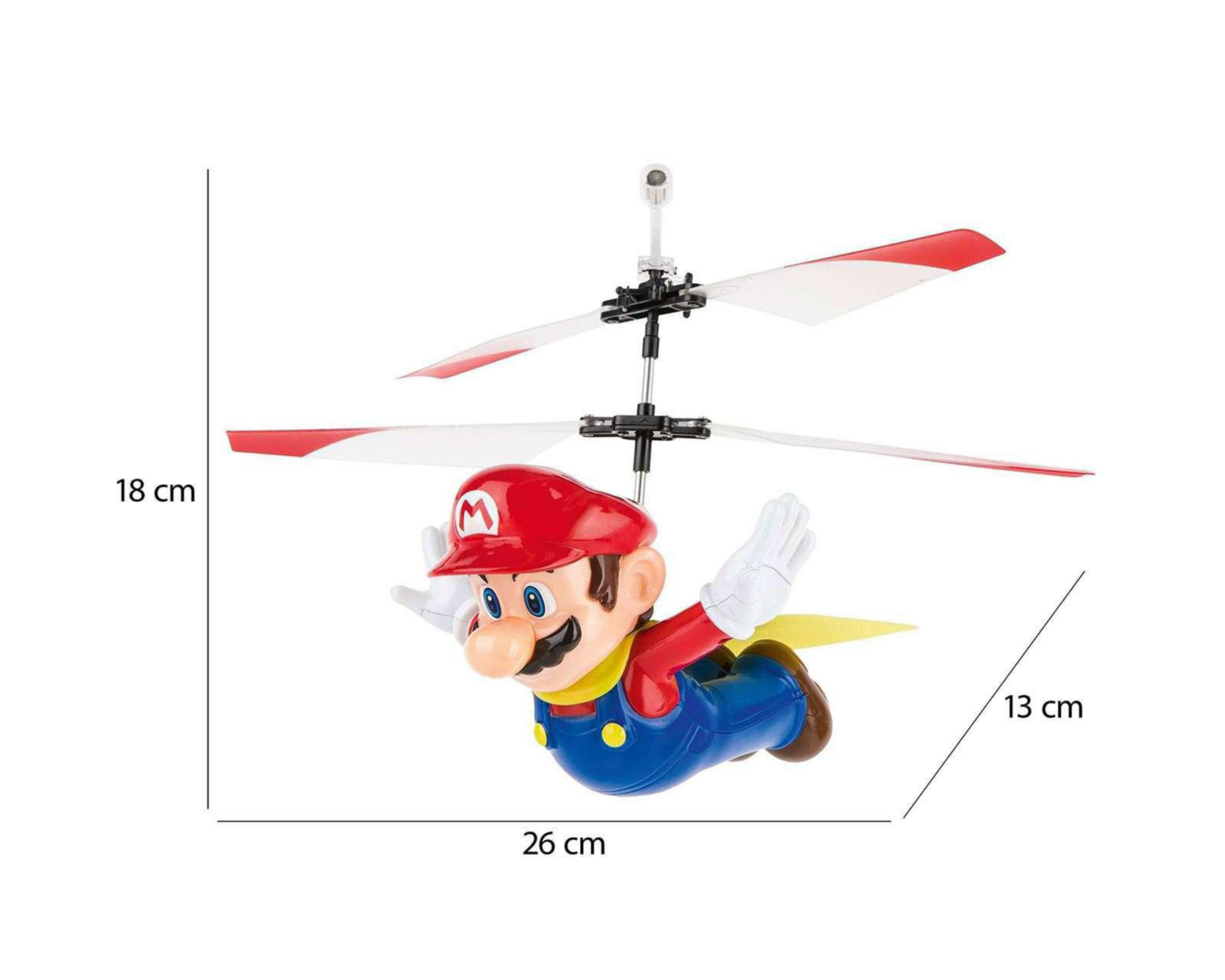 Foto 4 | Flying Carrera Super Mario Rojo
