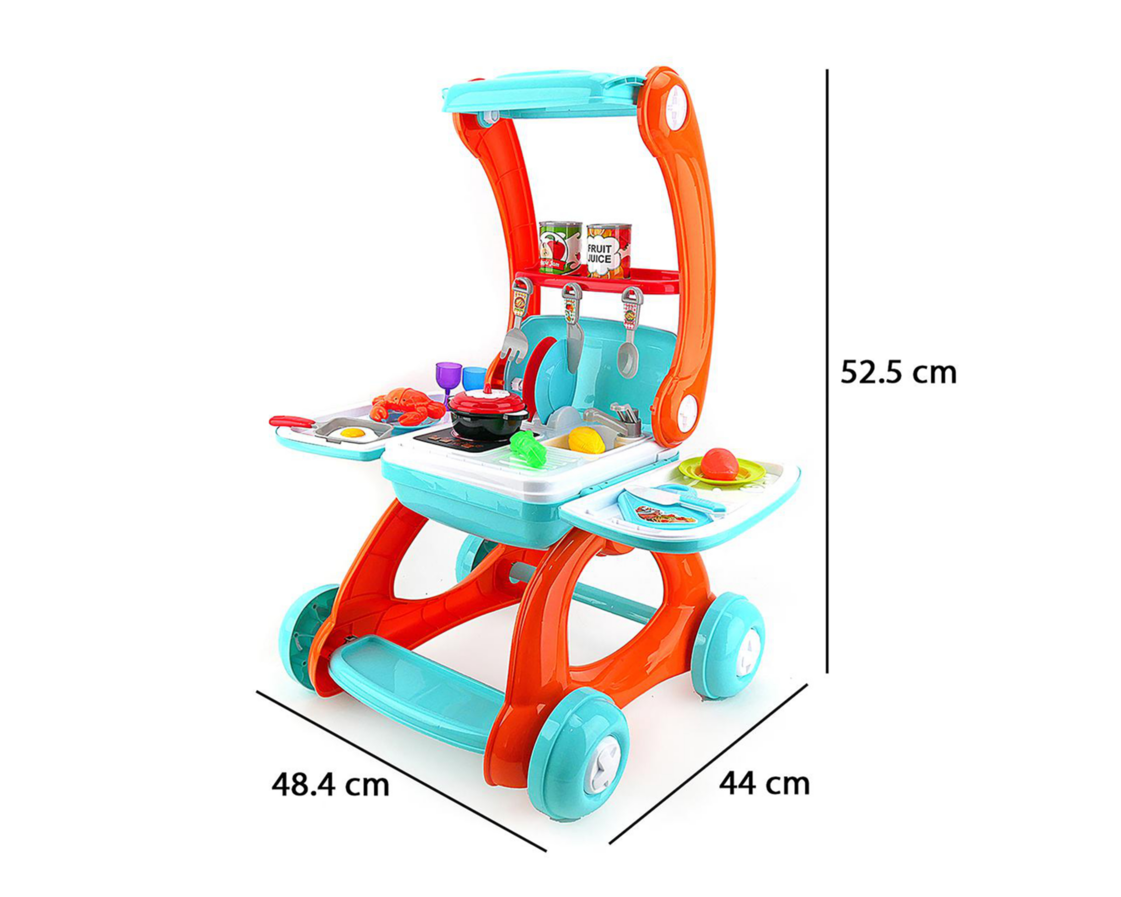 Foto 10 pulgar | Carrito de Supermercado Funzone con Accesorios