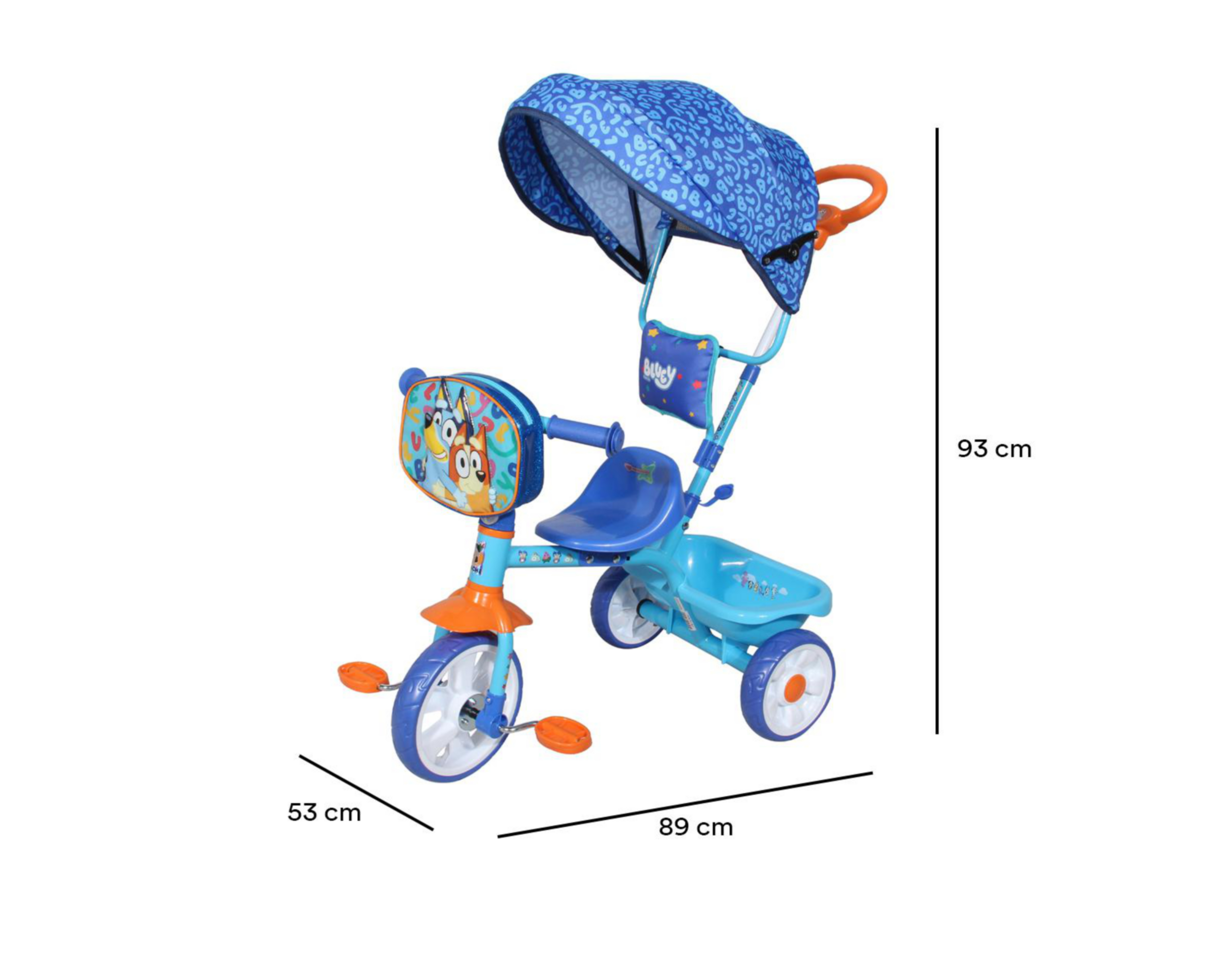 Foto 6 pulgar | Triciclo Etapas Apache Bluey 3 en 1