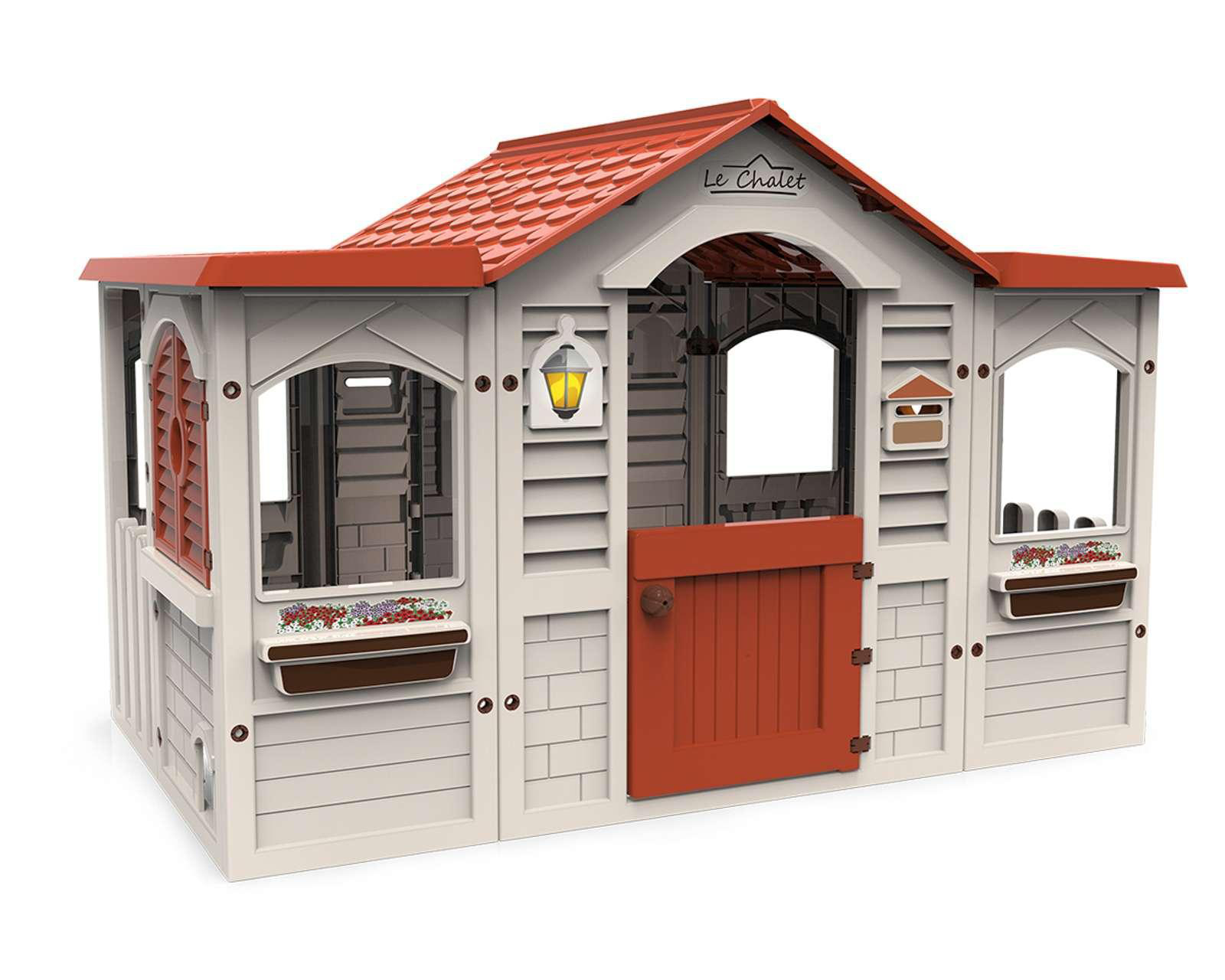 Casita Infantil Chicos Le Chalet 89650 Gris/Rojo