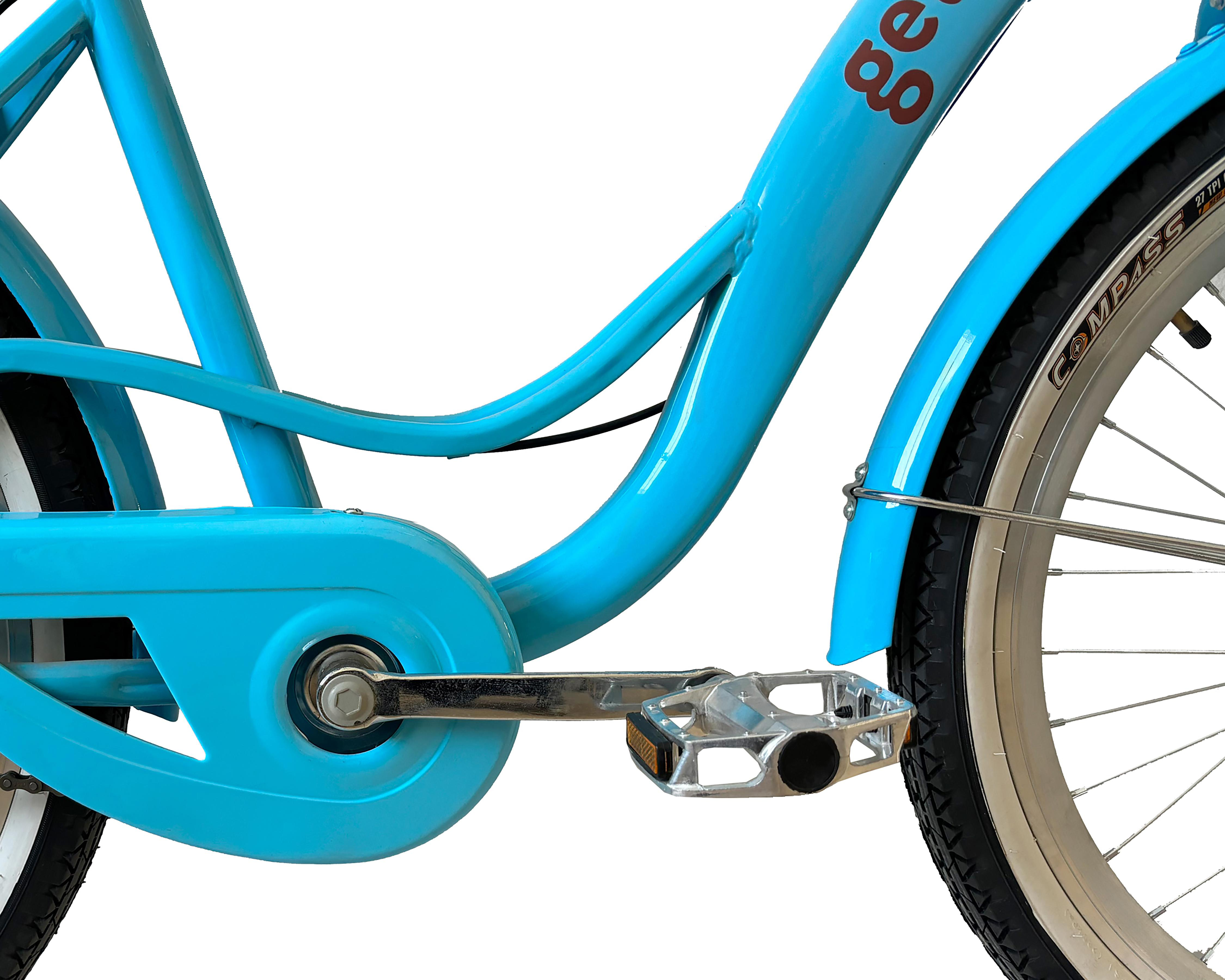 Foto 6 pulgar | Bicicleta Urbana Getgo Get Joy 24" Azul