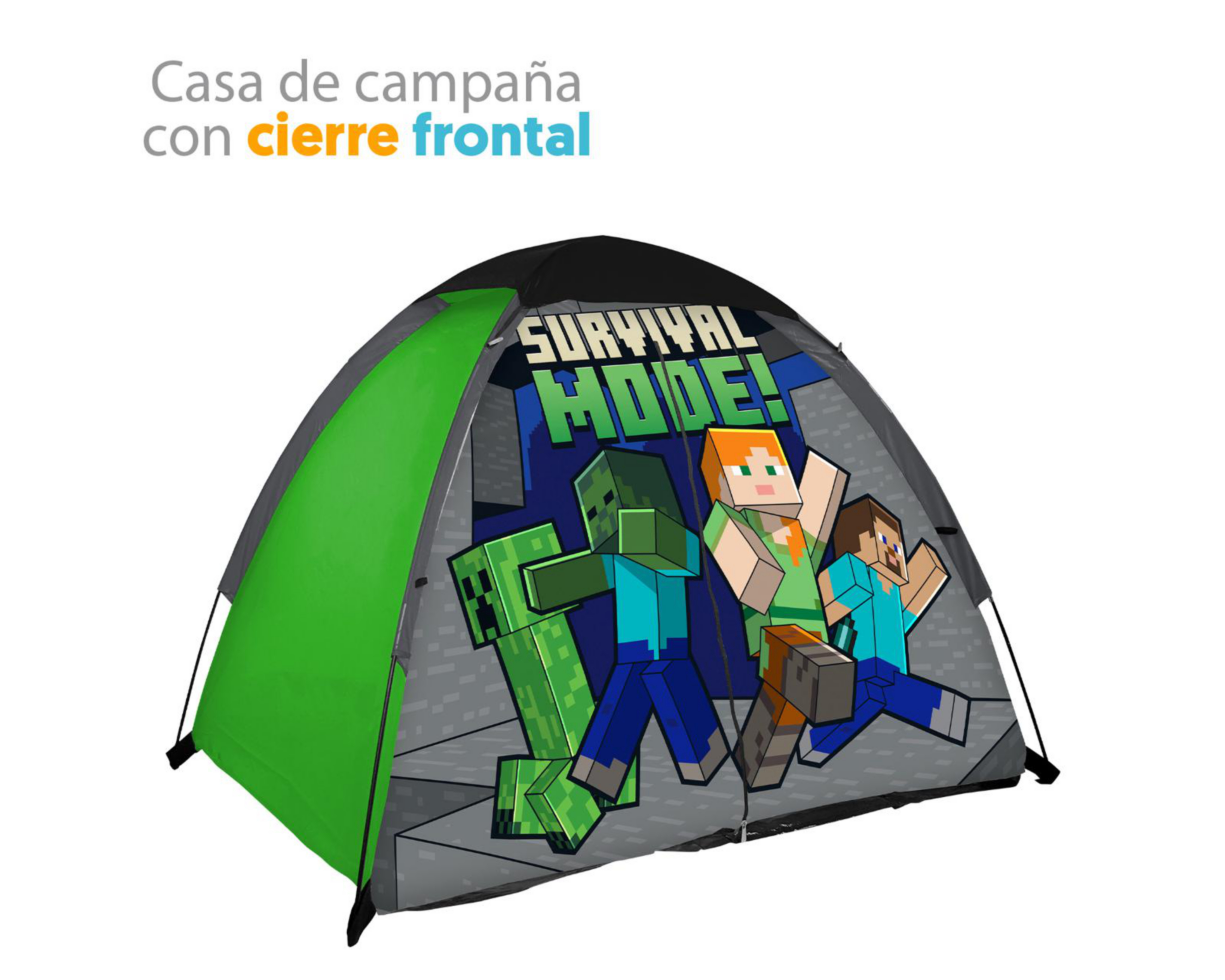 Foto 4 pulgar | Casa de Campaña Apache Minecraft para 2 Personas