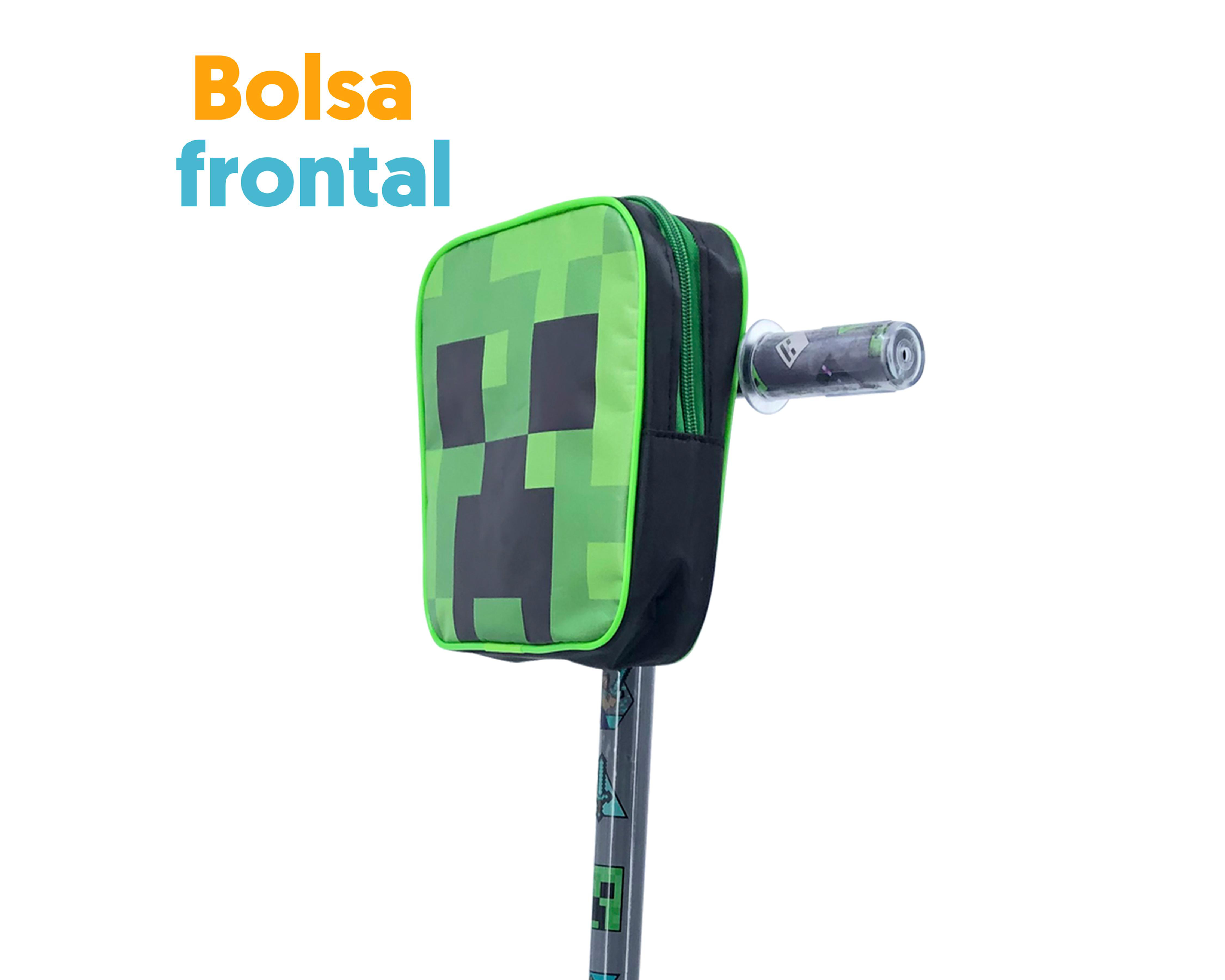 Foto 3 pulgar | Scooter Infantil Apache Minecraft con Luces