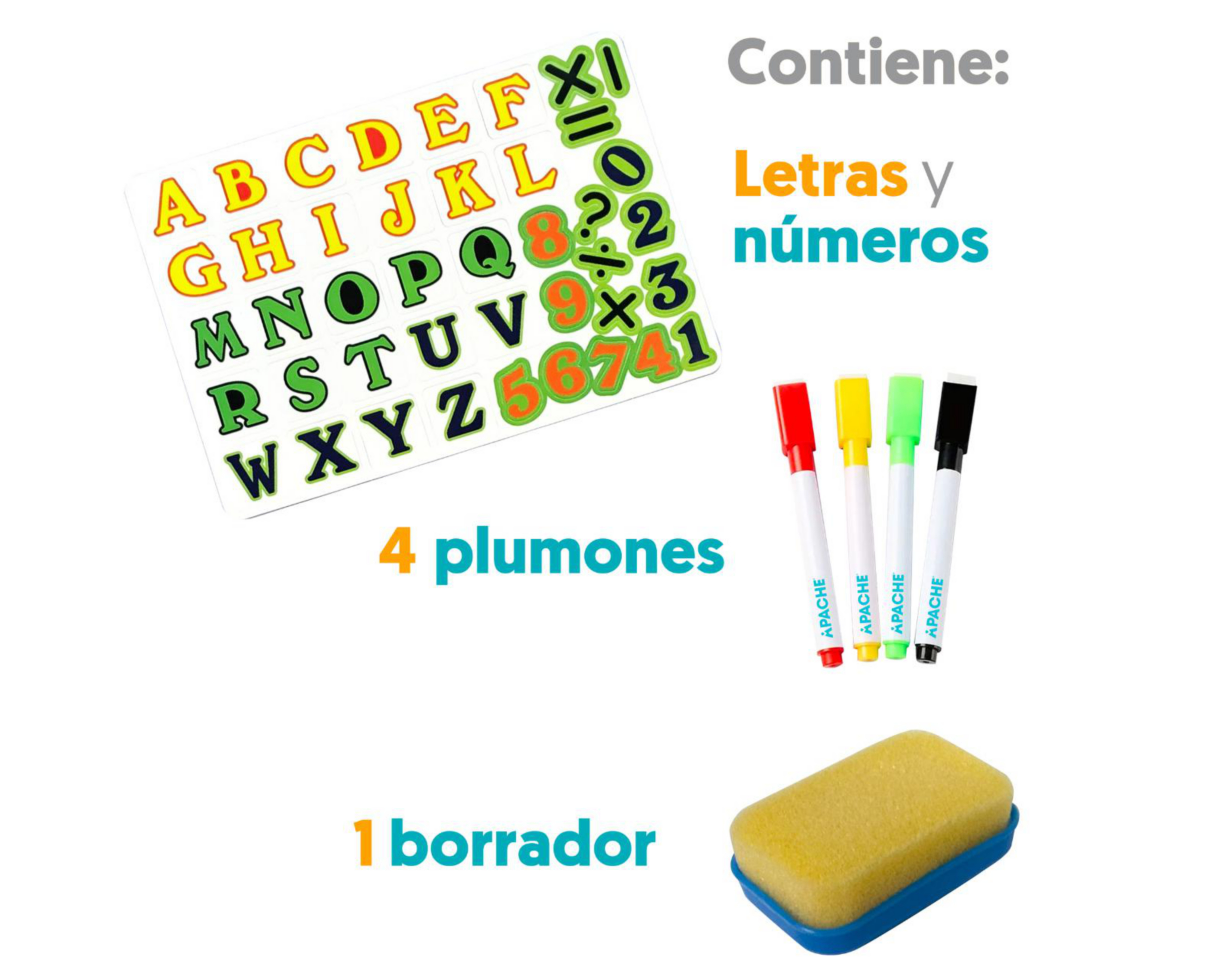 Foto 4 pulgar | Pizarrón Apache con Accesorios