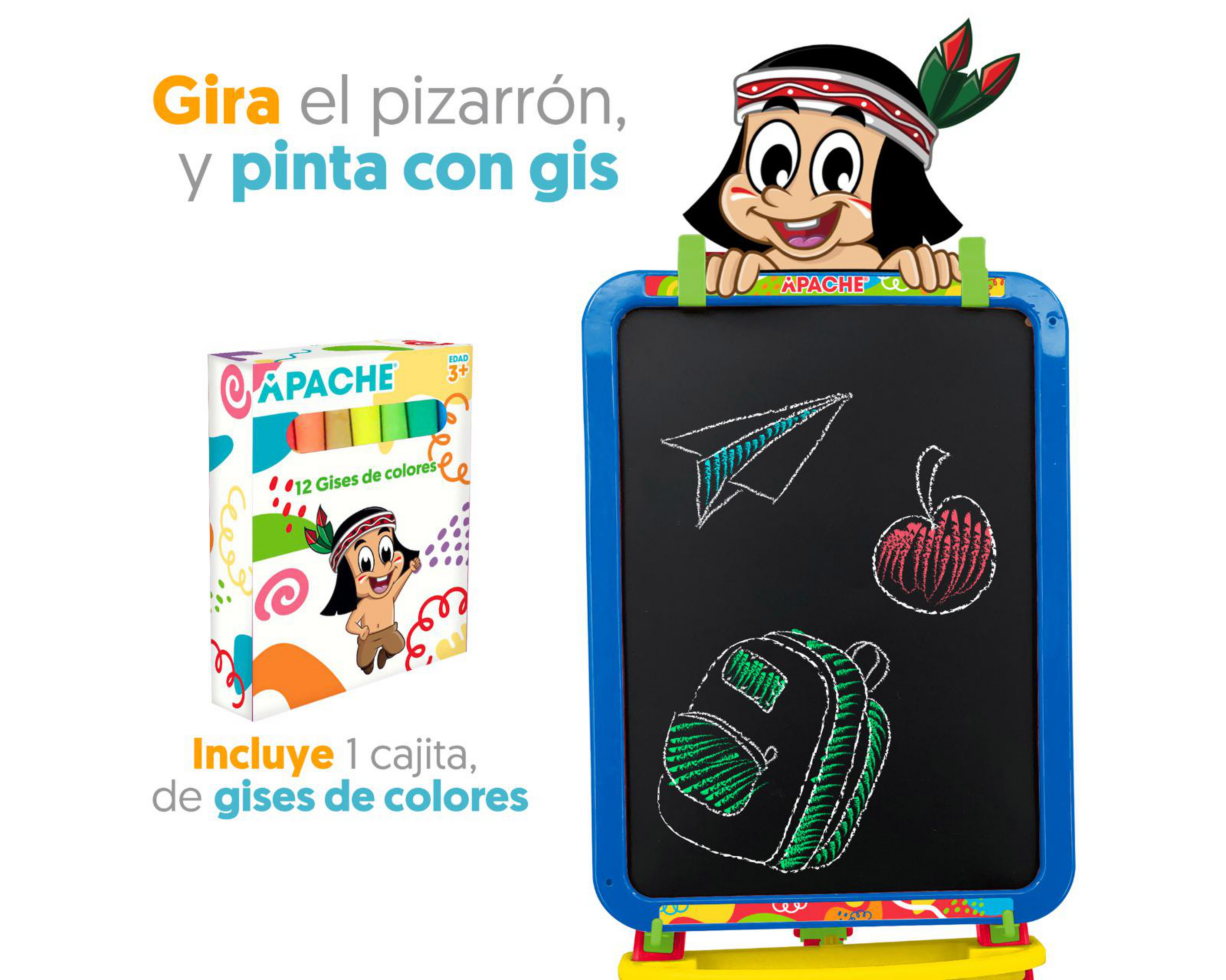 Foto 5 pulgar | Pizarrón Apache con Accesorios