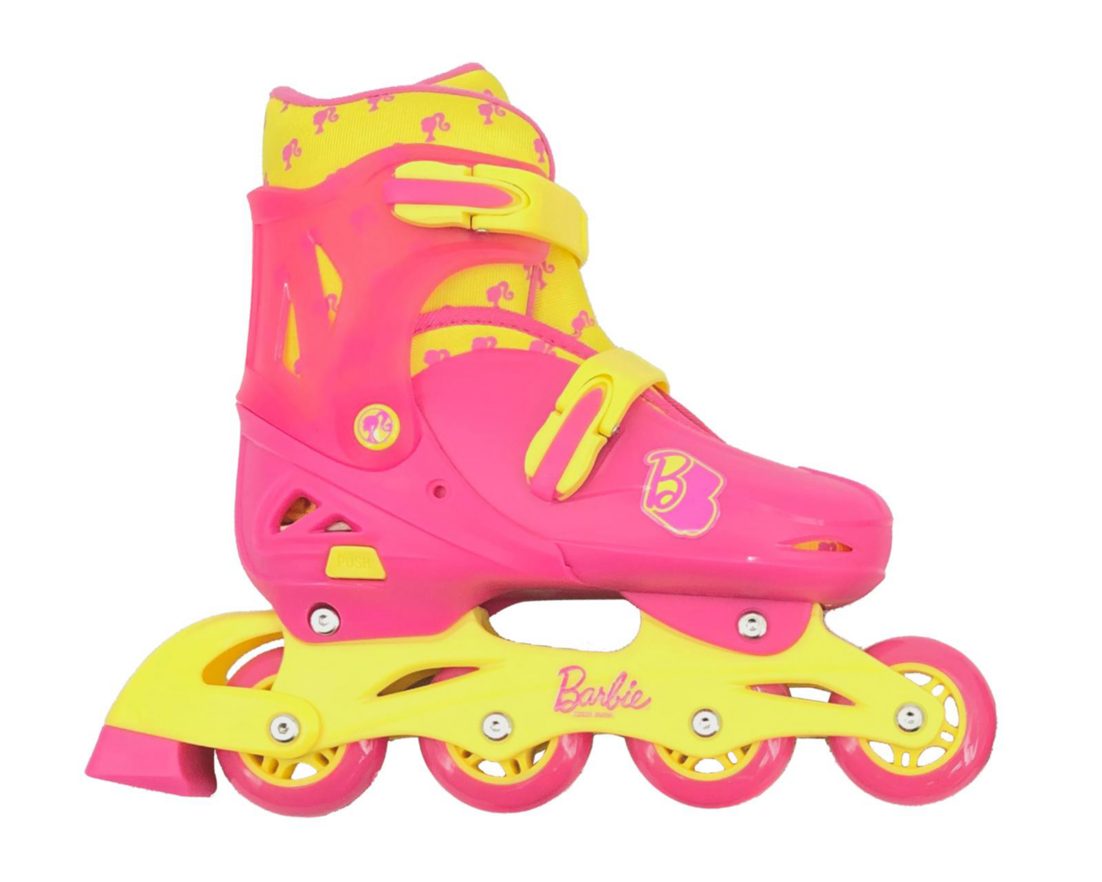 Foto 2 pulgar | Patines para Niña de 4 Ruedas Apache Barbie Ajustables