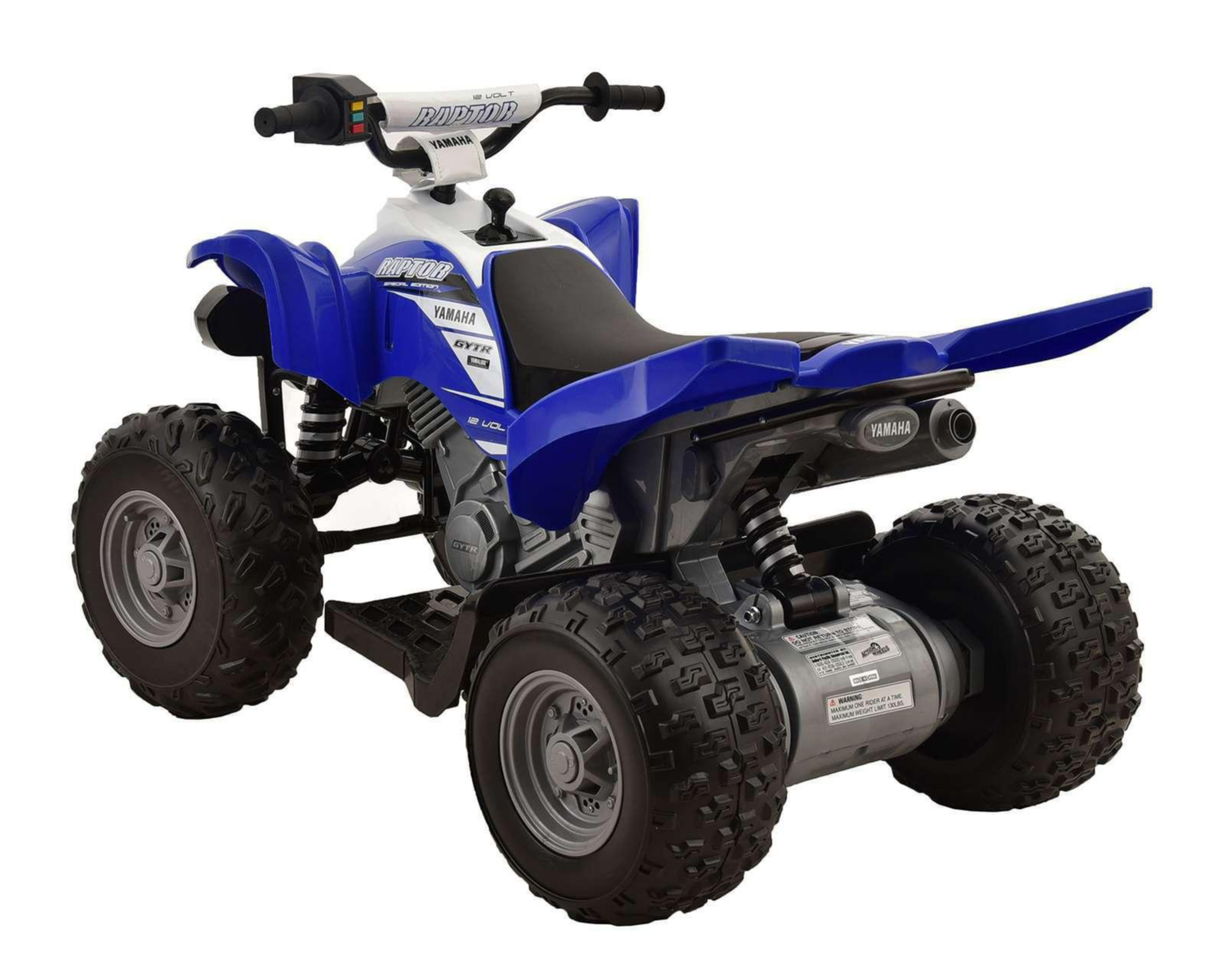 Foto 4 pulgar | Cuatrimoto Yamaha Raptor Azul