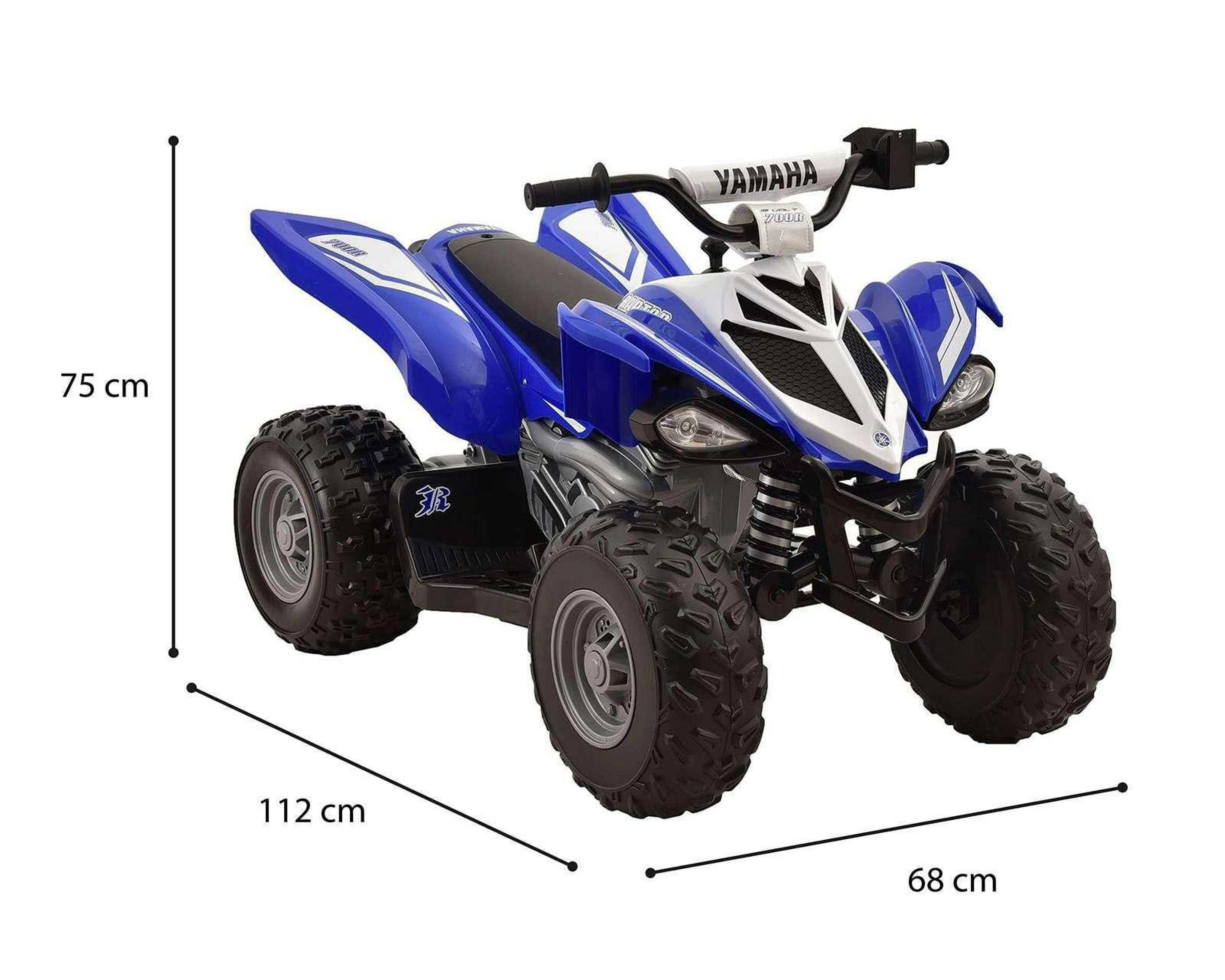 Foto 6 pulgar | Cuatrimoto Yamaha Raptor Azul