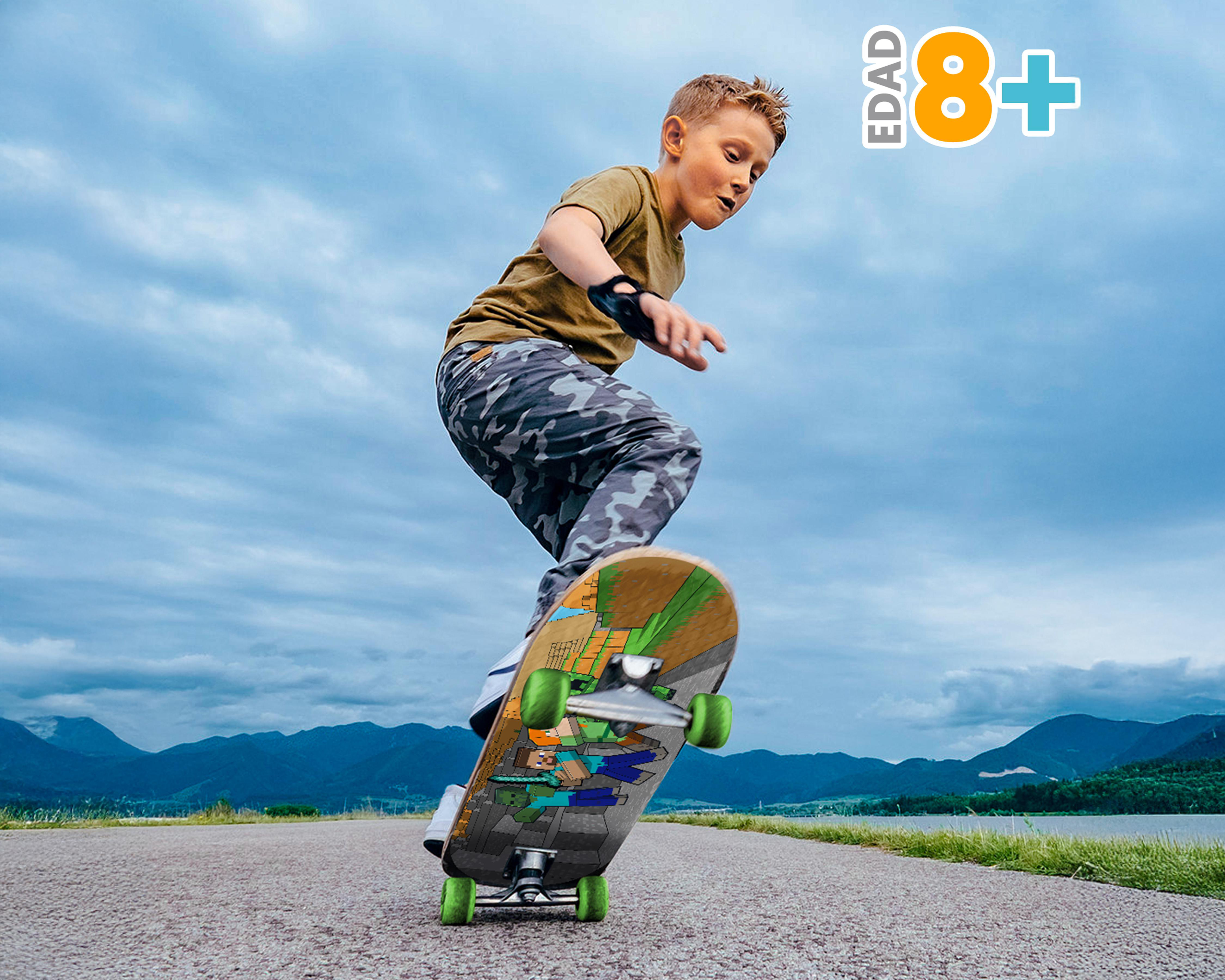 Foto 4 | Patineta Apache Minecraft con Antiderrapante
