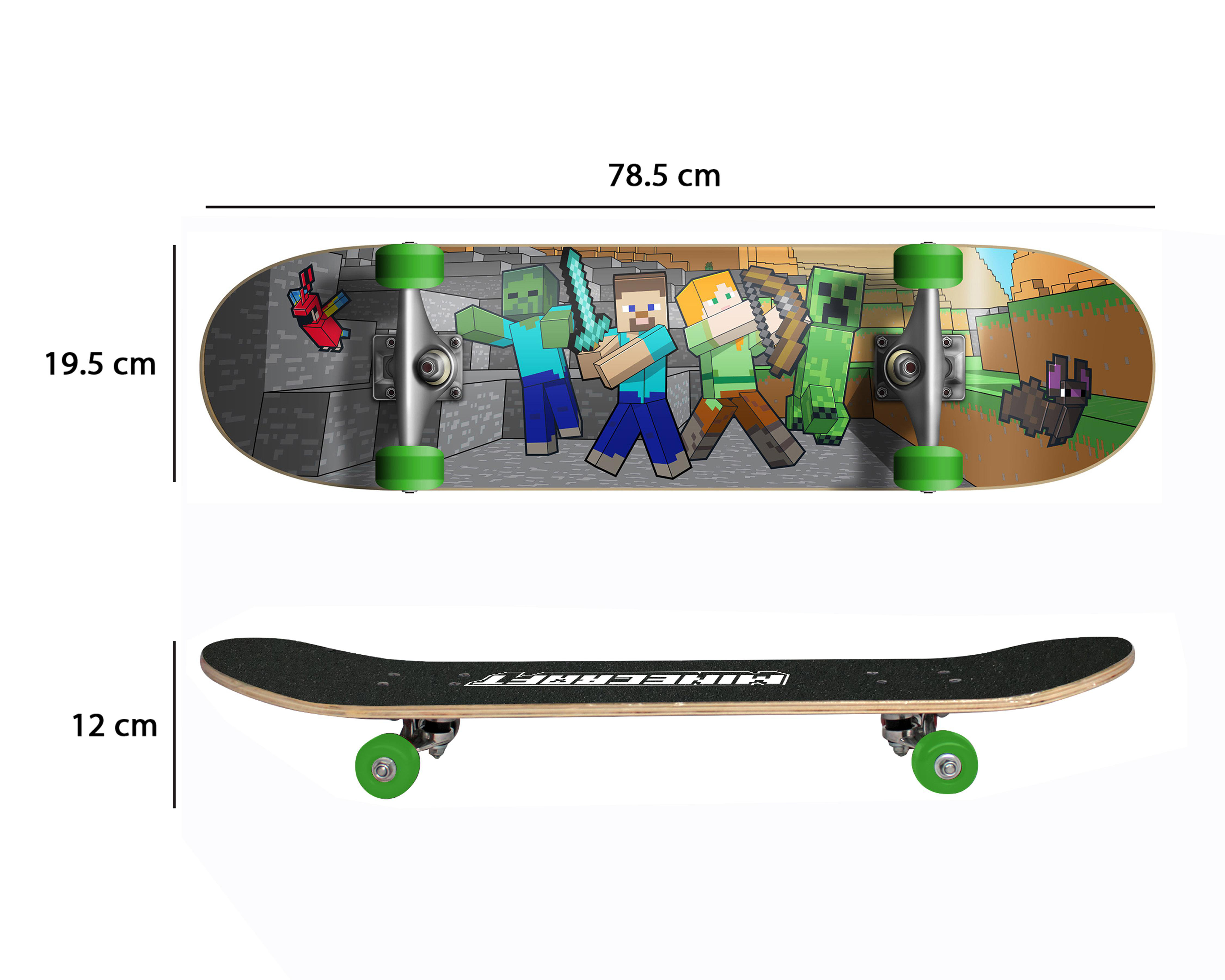 Foto 5 | Patineta Apache Minecraft con Antiderrapante