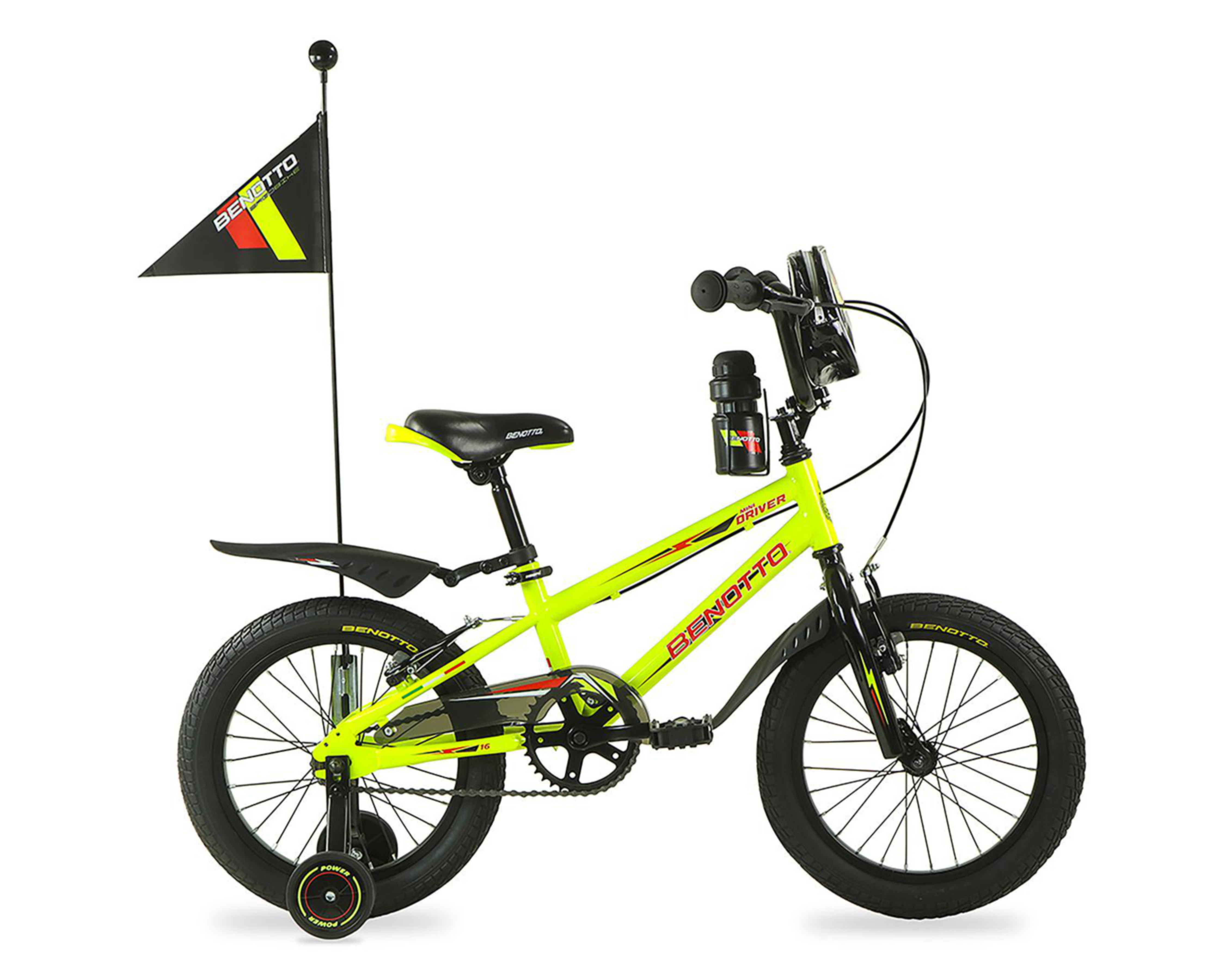 Foto 2 pulgar | Bicicleta Infantil Benotto Mini Driver R16 Verde