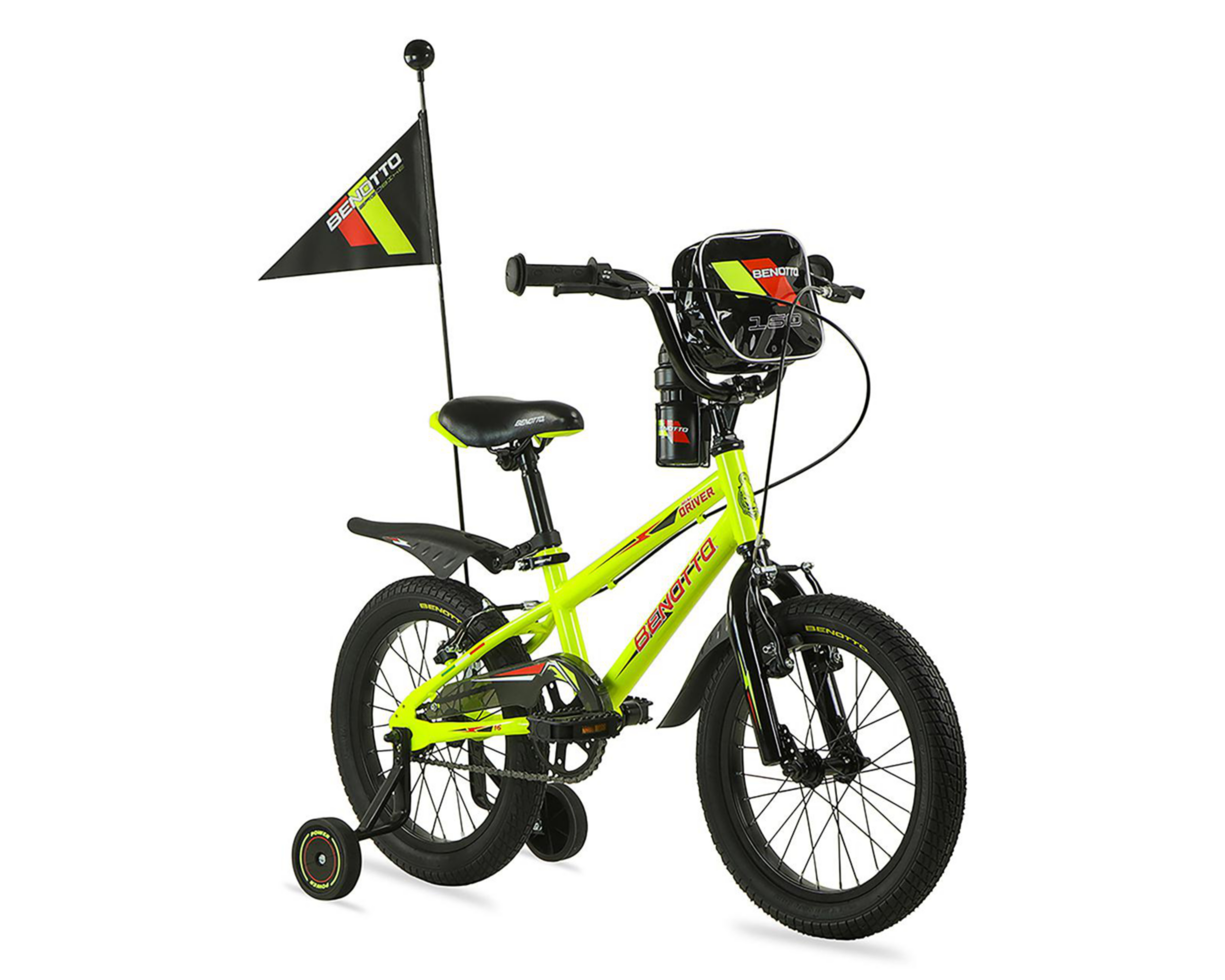 Foto 3 pulgar | Bicicleta Infantil Benotto Mini Driver R16 Verde