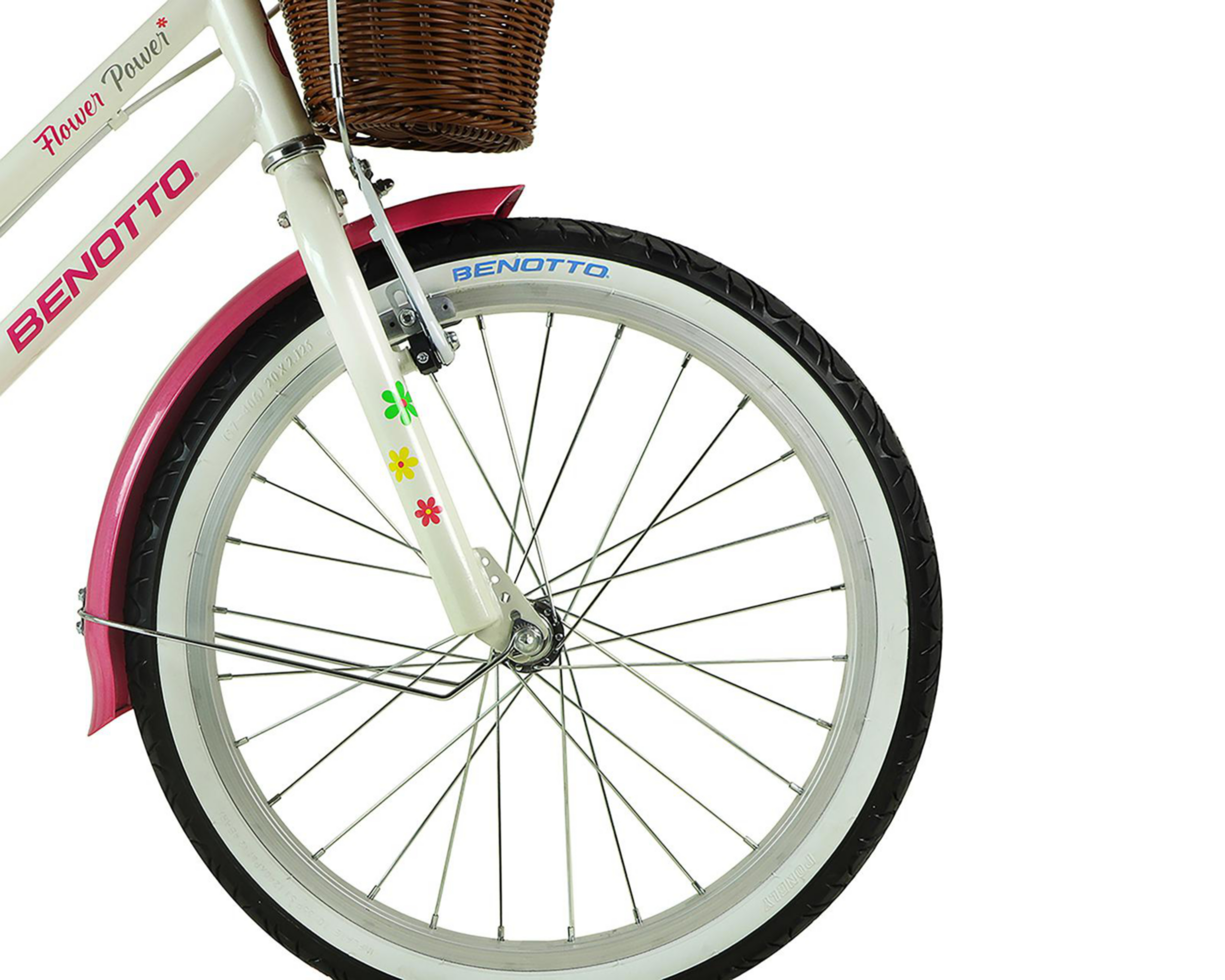 Foto 4 pulgar | Bicicleta Benotto Flower Power R20 Rosa