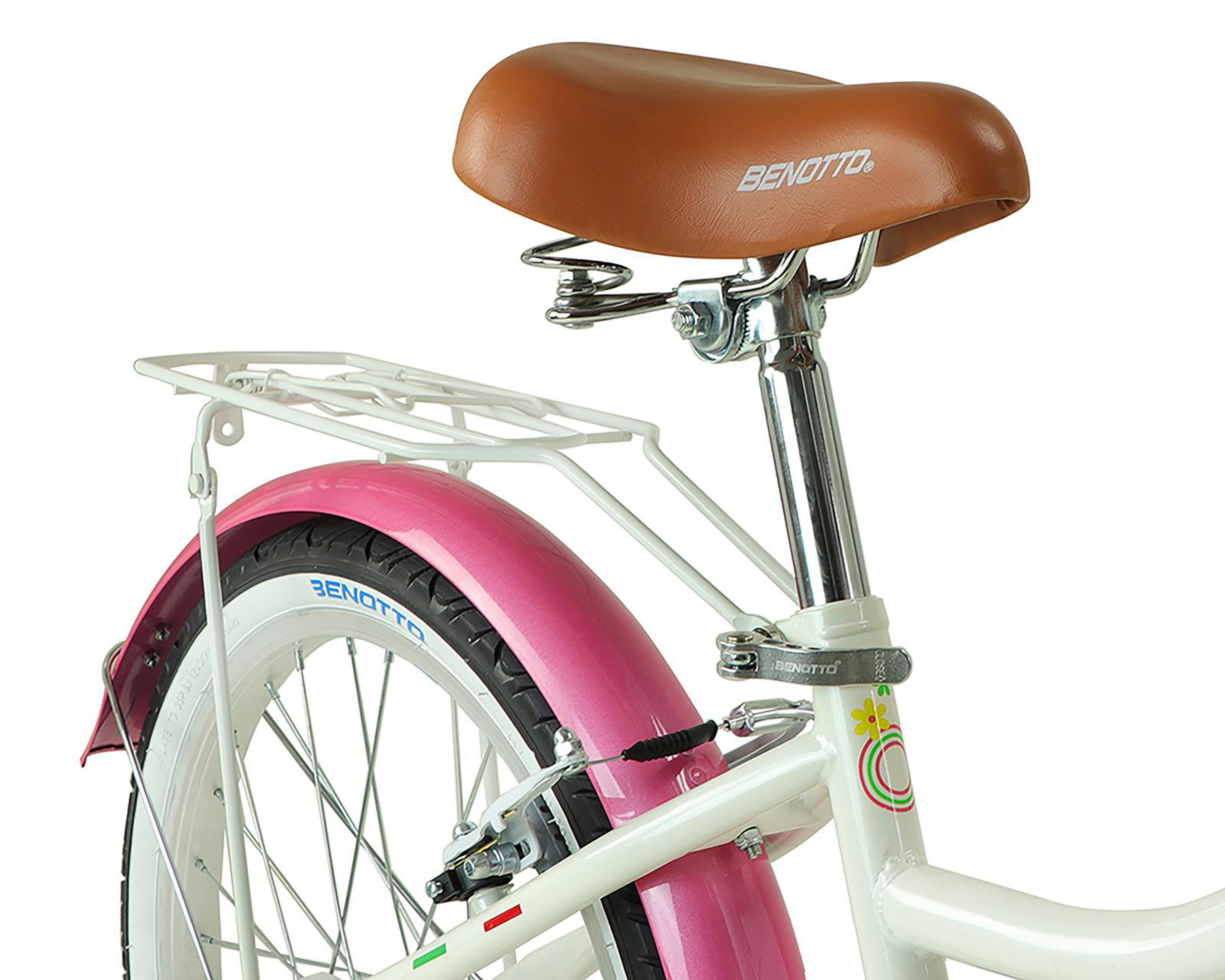 Foto 5 pulgar | Bicicleta Benotto Flower Power R20 Rosa