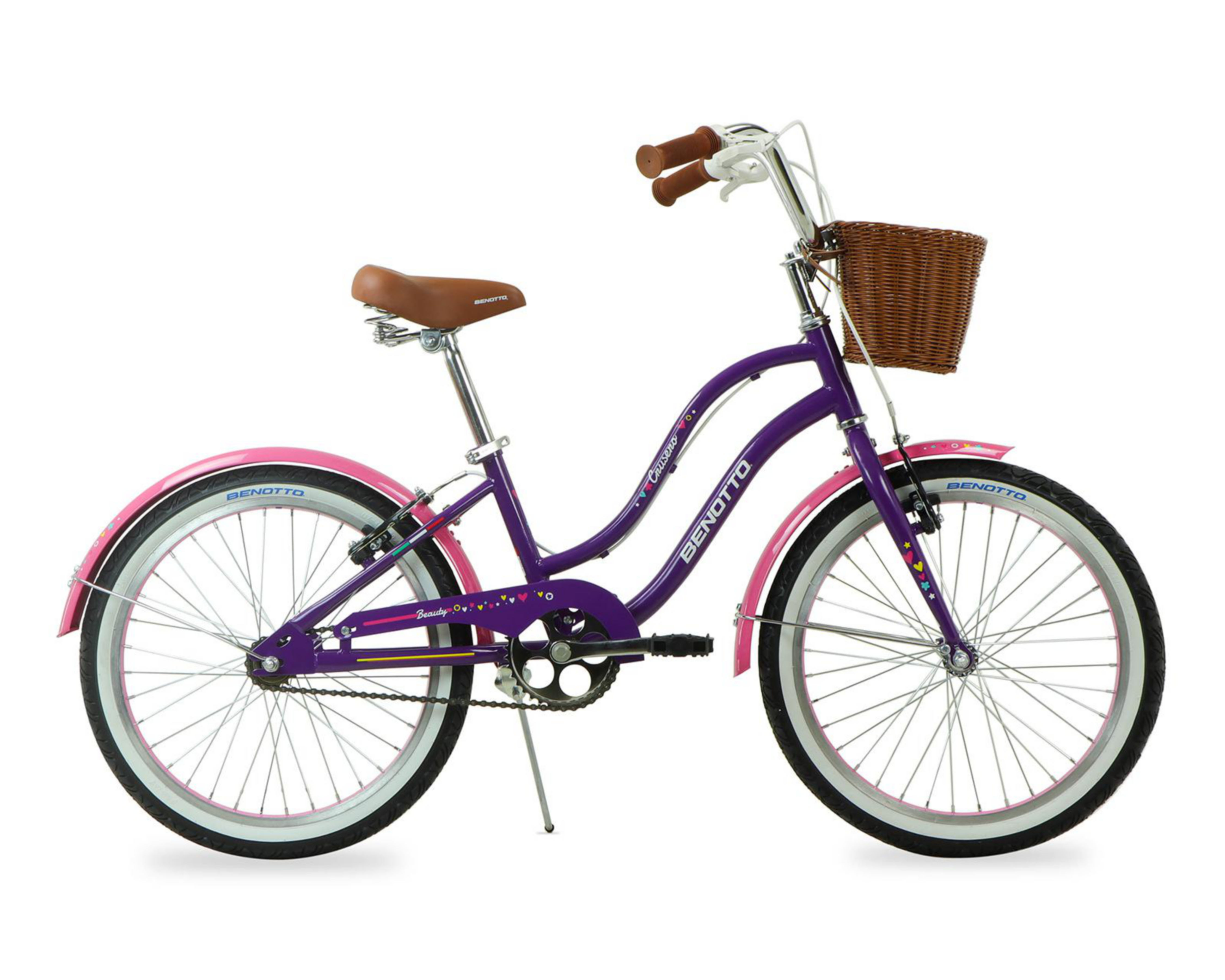 Foto 2 pulgar | Bicicleta Infantil Benotto City Crucero R20 Morada