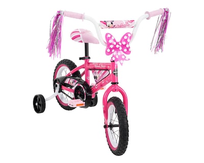 Foto 3 | Bicicleta Infantil Huffy Minnie 12 Rosa