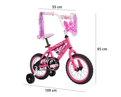 Foto 7 | Bicicleta Infantil Huffy Minnie 12 Rosa