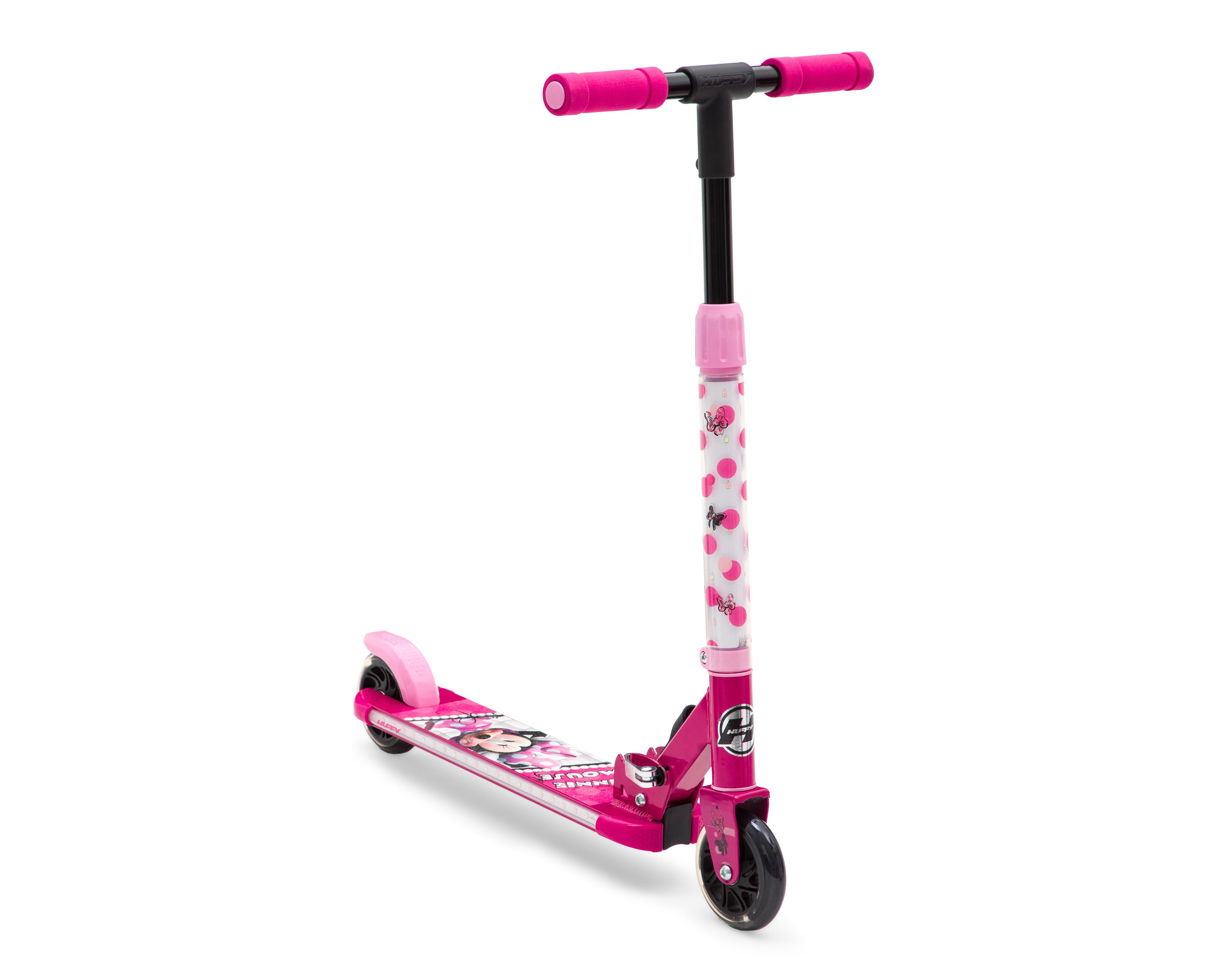 Foto 3 pulgar | Bicicleta y Scooter Infantil Huffy Minnie Rodada 16 Rosa