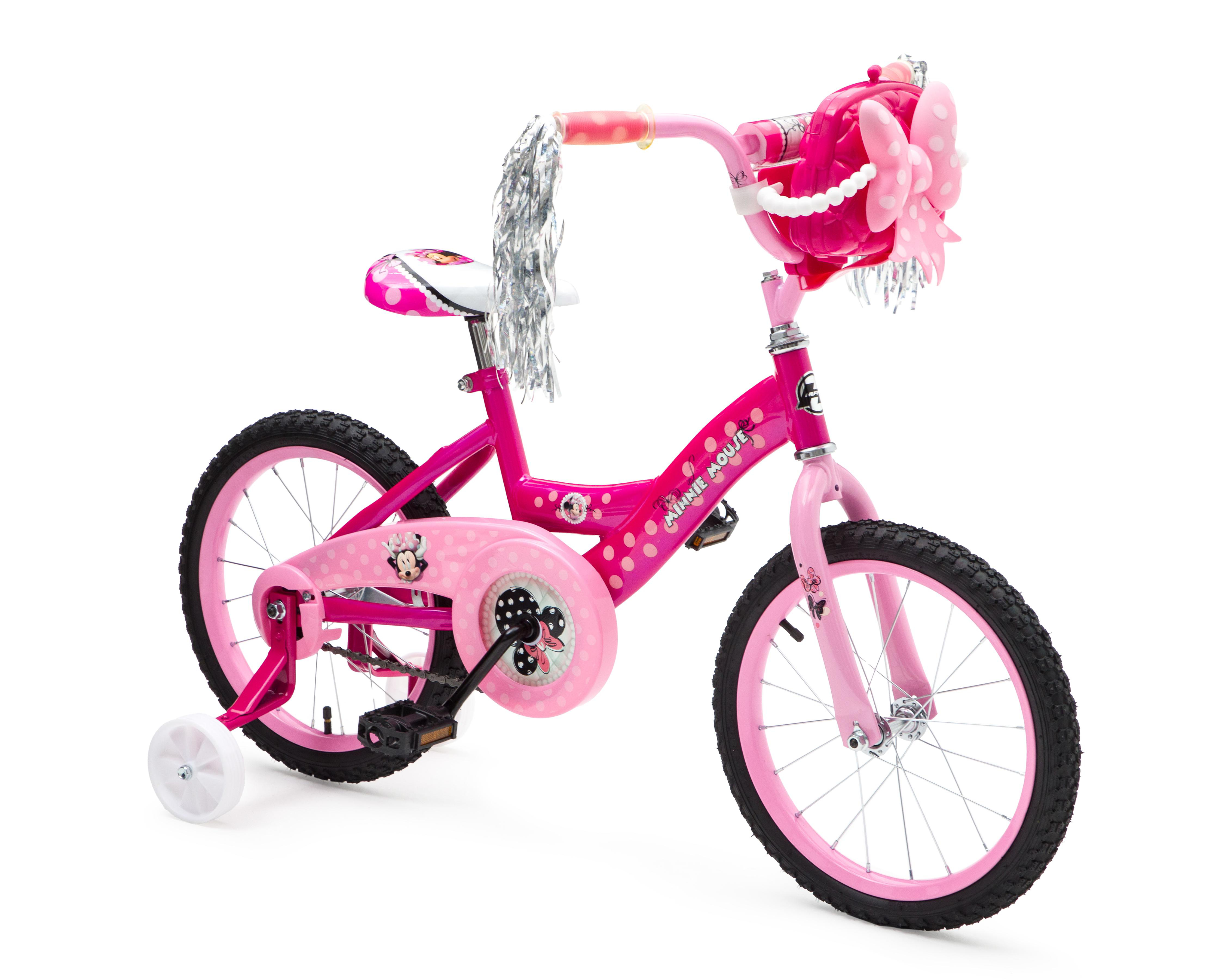 Foto 4 pulgar | Bicicleta y Scooter Infantil Huffy Minnie Rodada 16 Rosa