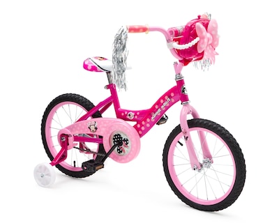 Foto 3 | Bicicleta y Scooter Infantil Huffy Minnie Rodada 16 Rosa