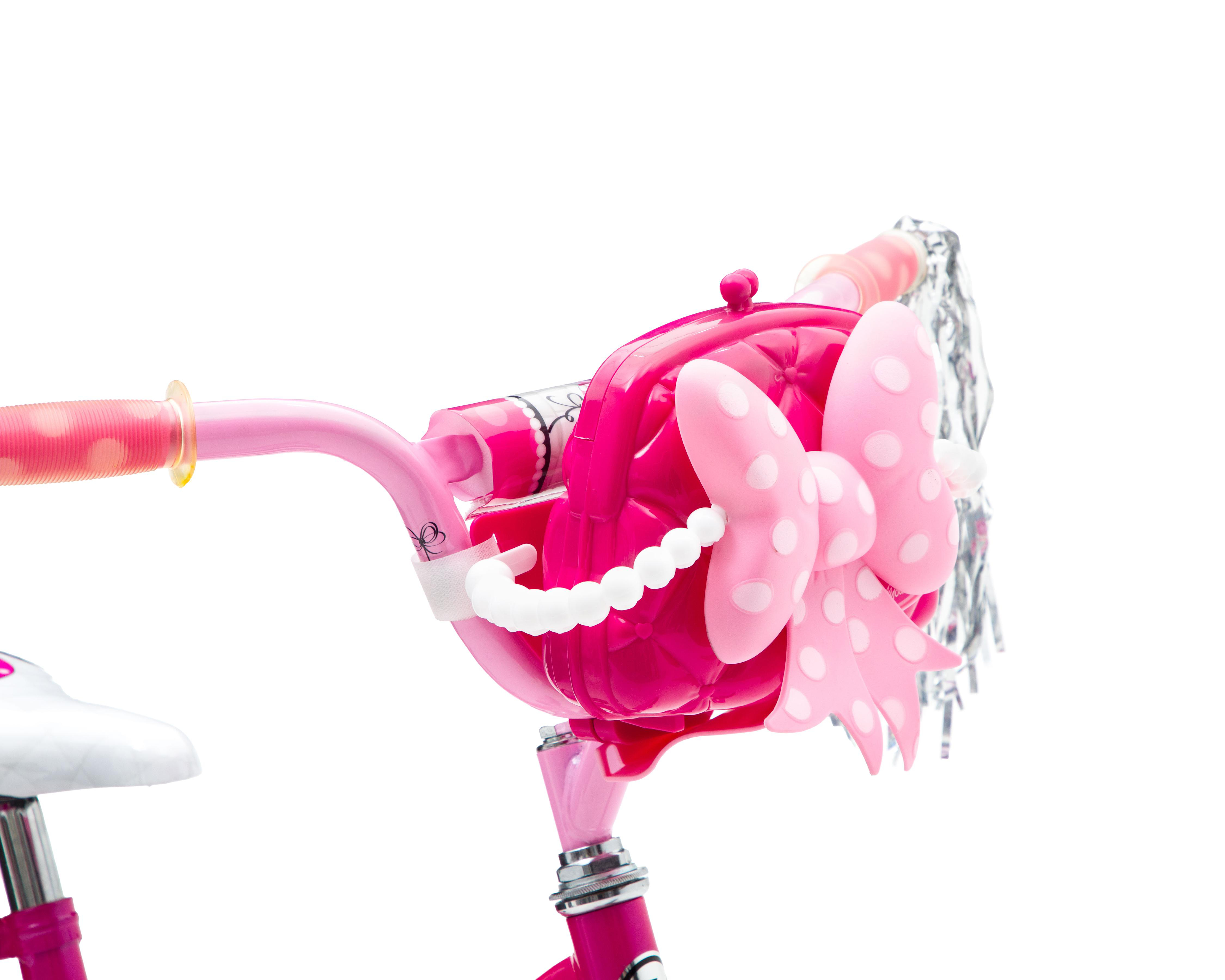 Foto 6 pulgar | Bicicleta y Scooter Infantil Huffy Minnie Rodada 16 Rosa