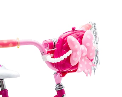 Foto 5 | Bicicleta y Scooter Infantil Huffy Minnie Rodada 16 Rosa