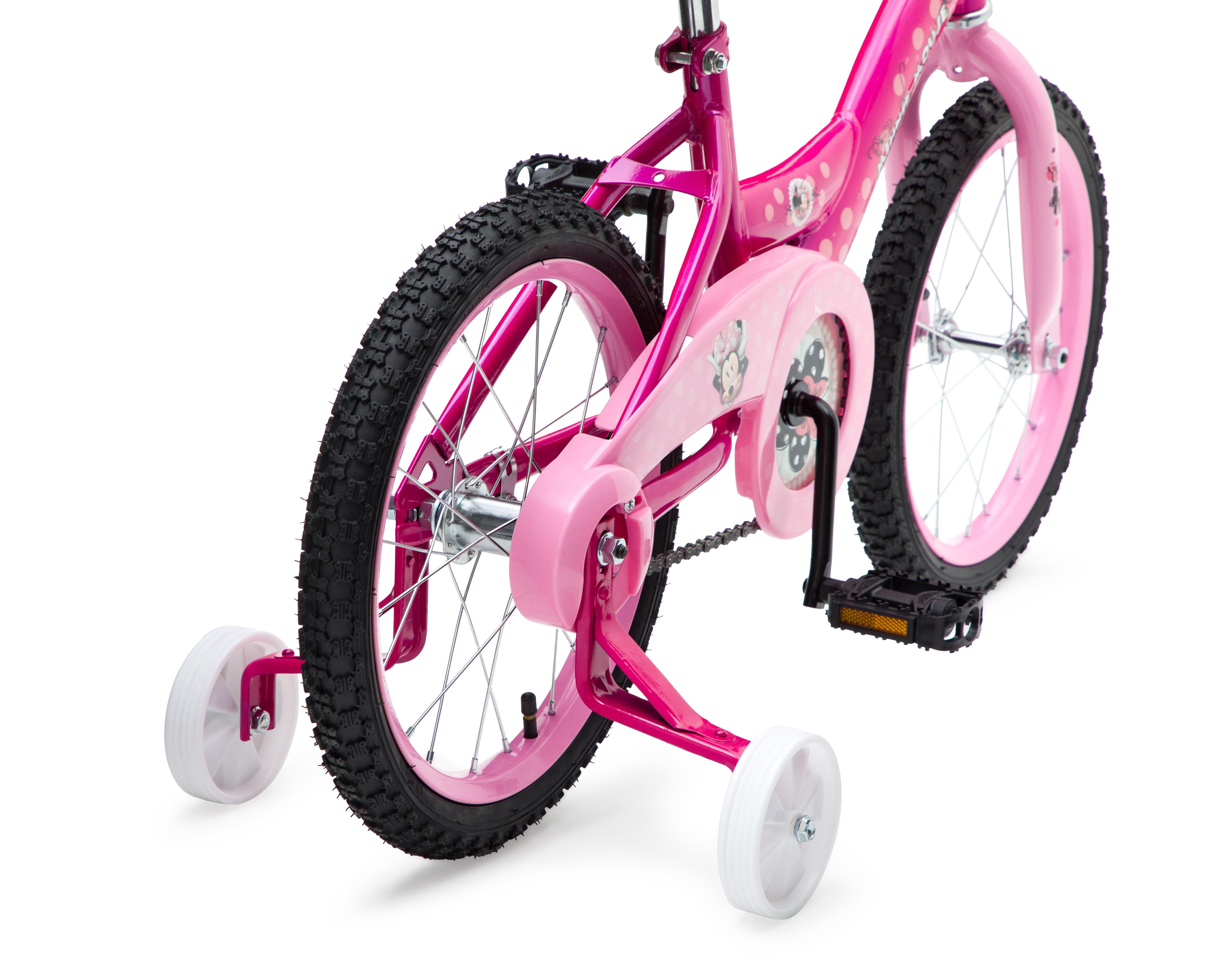 Foto 7 pulgar | Bicicleta y Scooter Infantil Huffy Minnie Rodada 16 Rosa