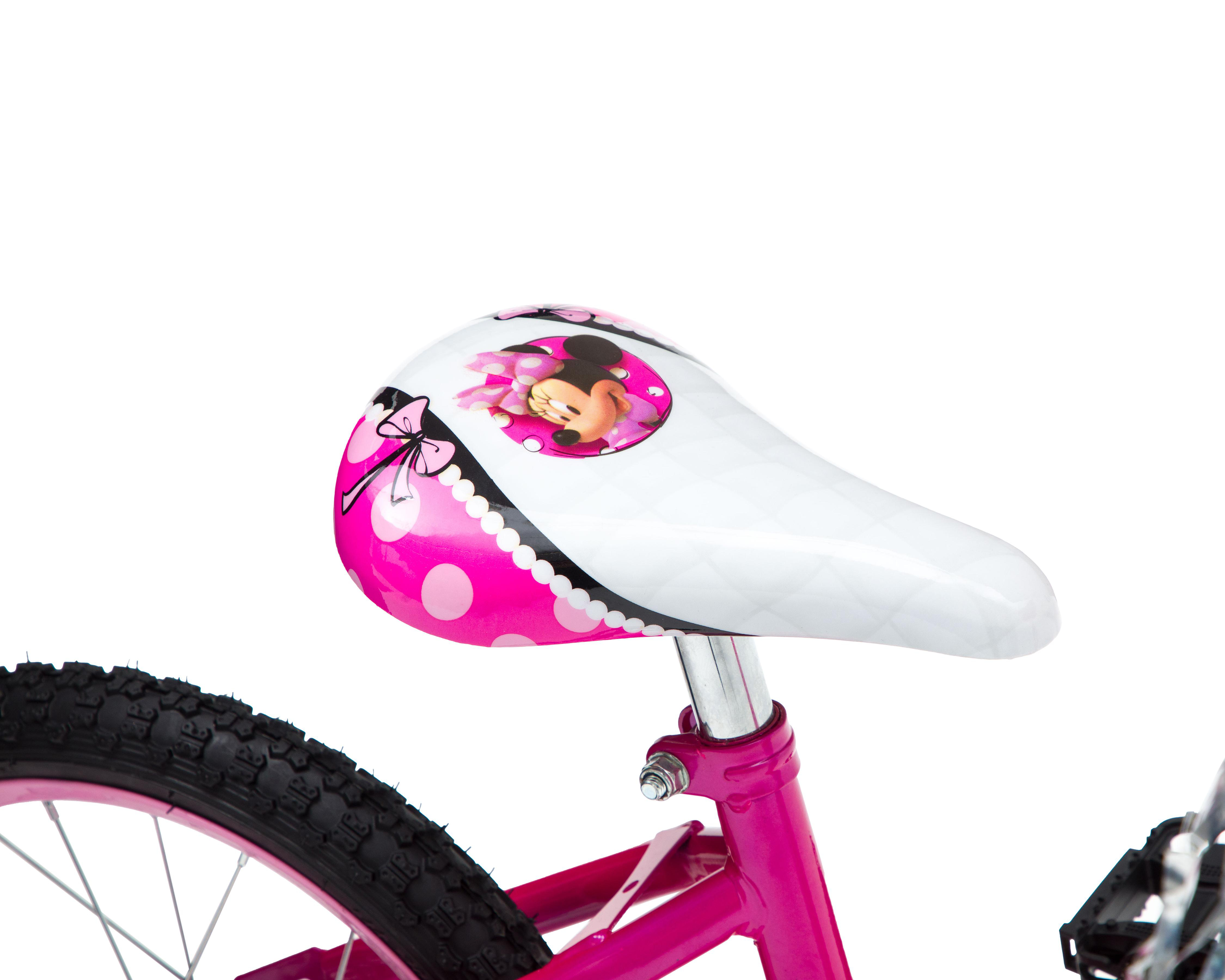 Foto 8 pulgar | Bicicleta y Scooter Infantil Huffy Minnie Rodada 16 Rosa