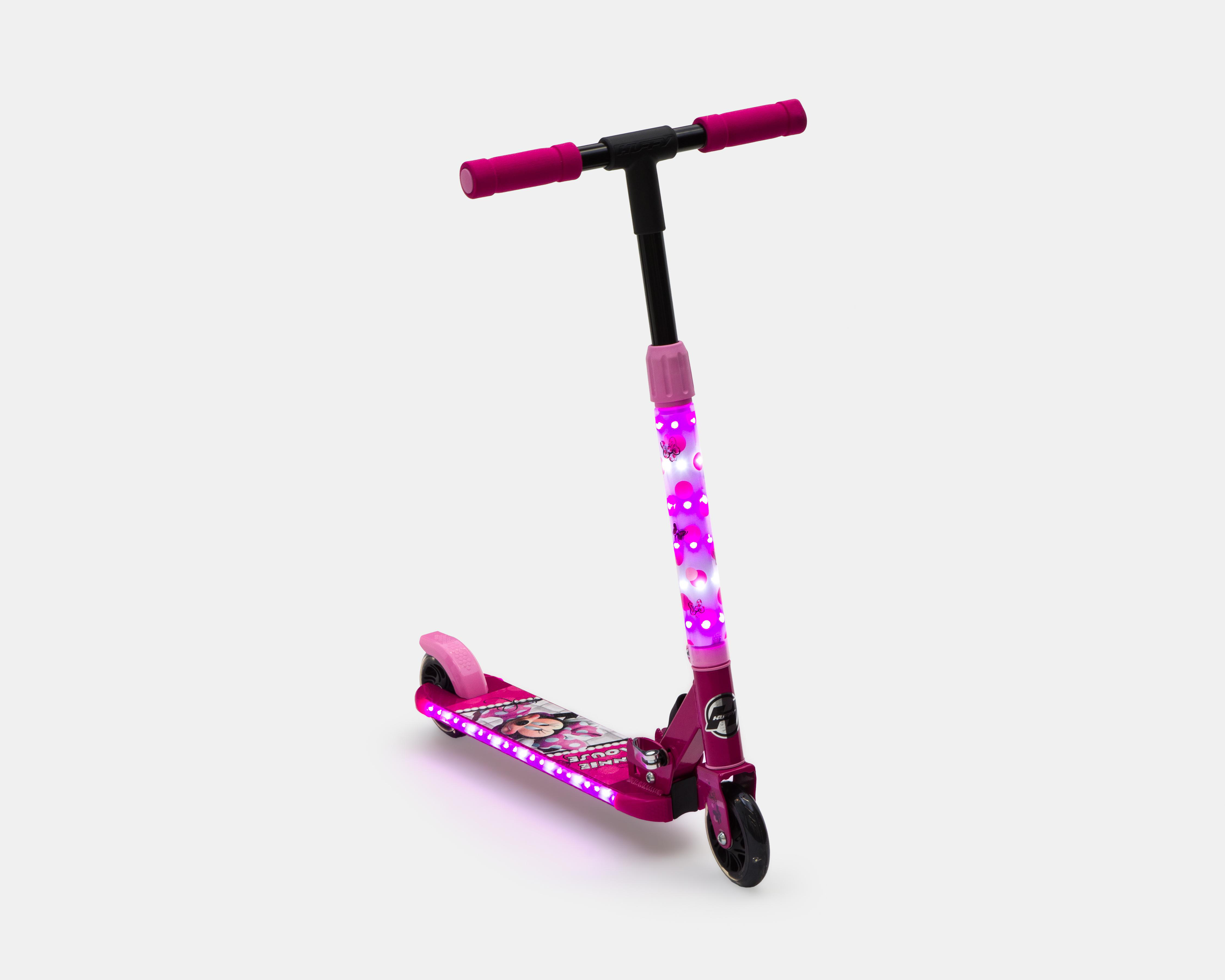 Foto 9 pulgar | Bicicleta y Scooter Infantil Huffy Minnie Rodada 16 Rosa