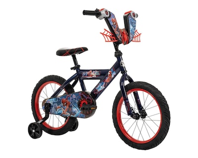 Foto 2 | Bicicleta y Scooter Infantil Huffy Spider-Man Rodada 16 Negra