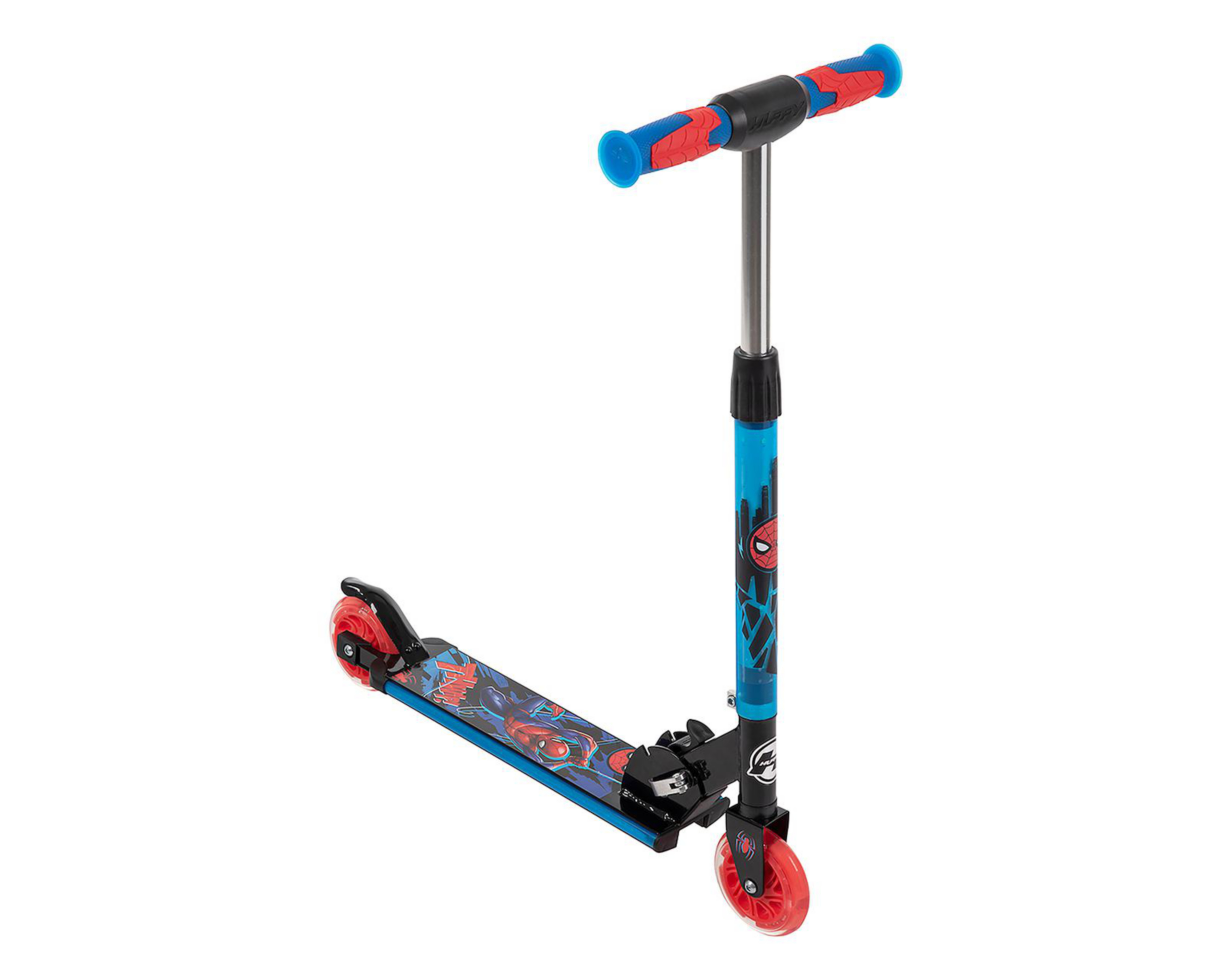 Foto 7 pulgar | Bicicleta y Scooter Infantil Huffy Spider-Man Rodada 16 Negra